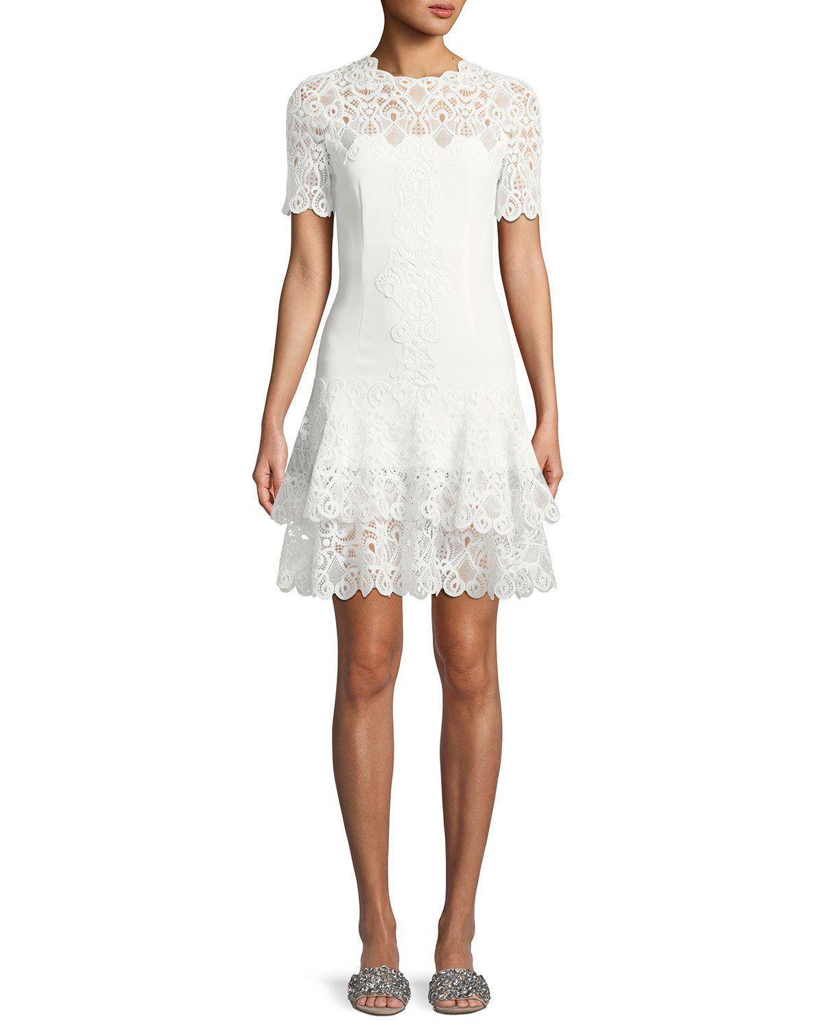 jonathan simkhai white lace dress