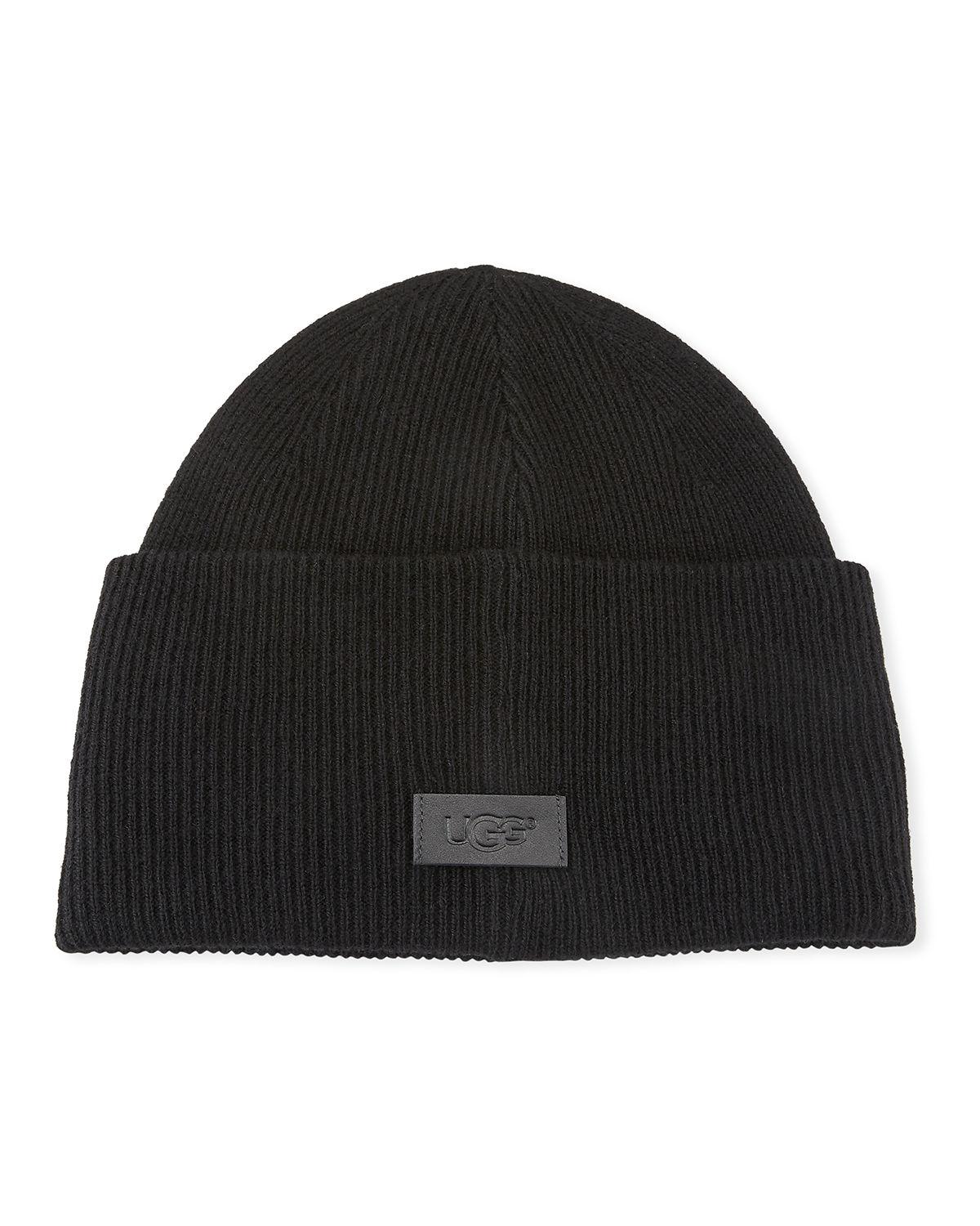 ugg black beanie hat