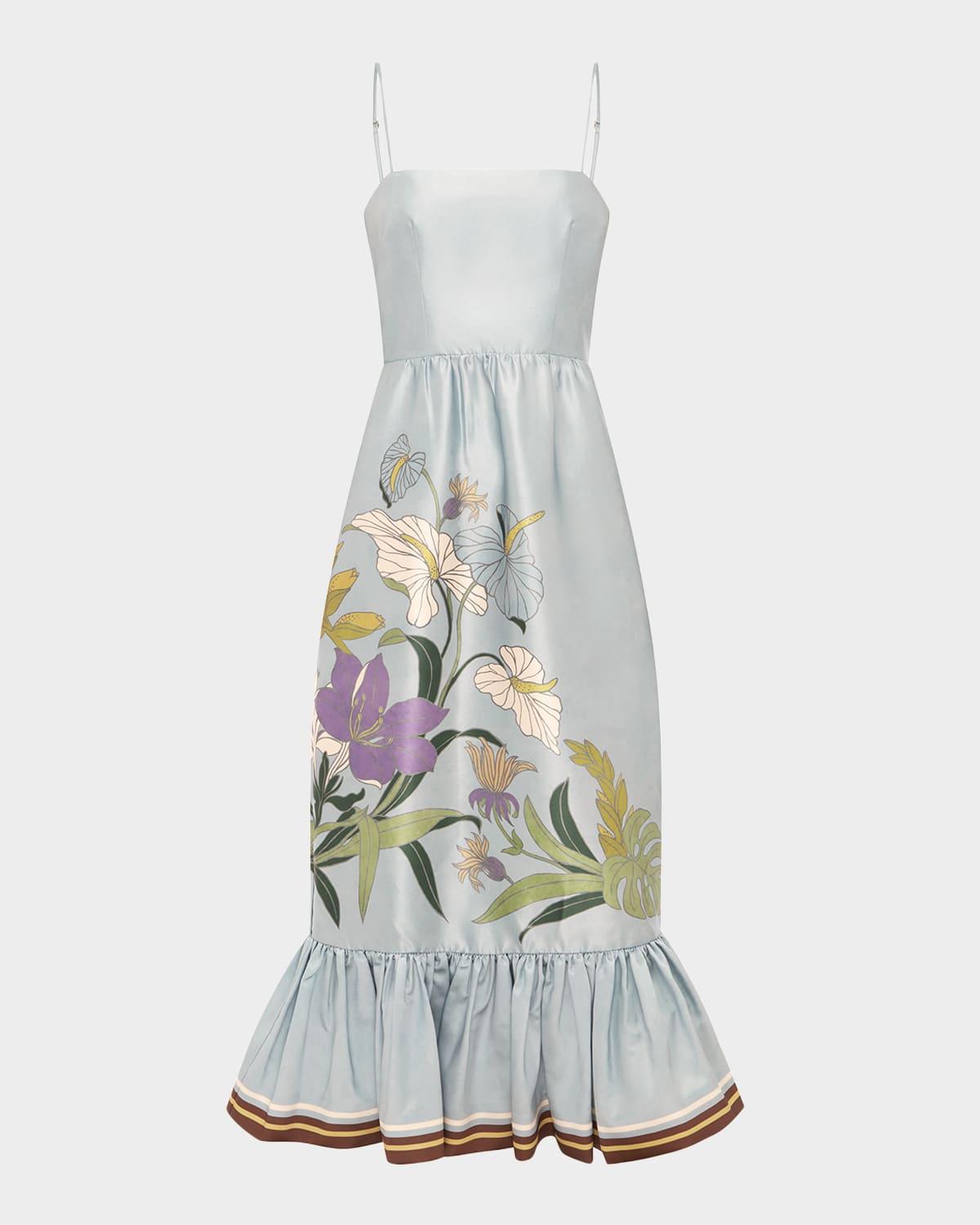 Designer Alemais Elisabetta Ruffle Midi Dresses for Women - Up to 50% off |  Lyst