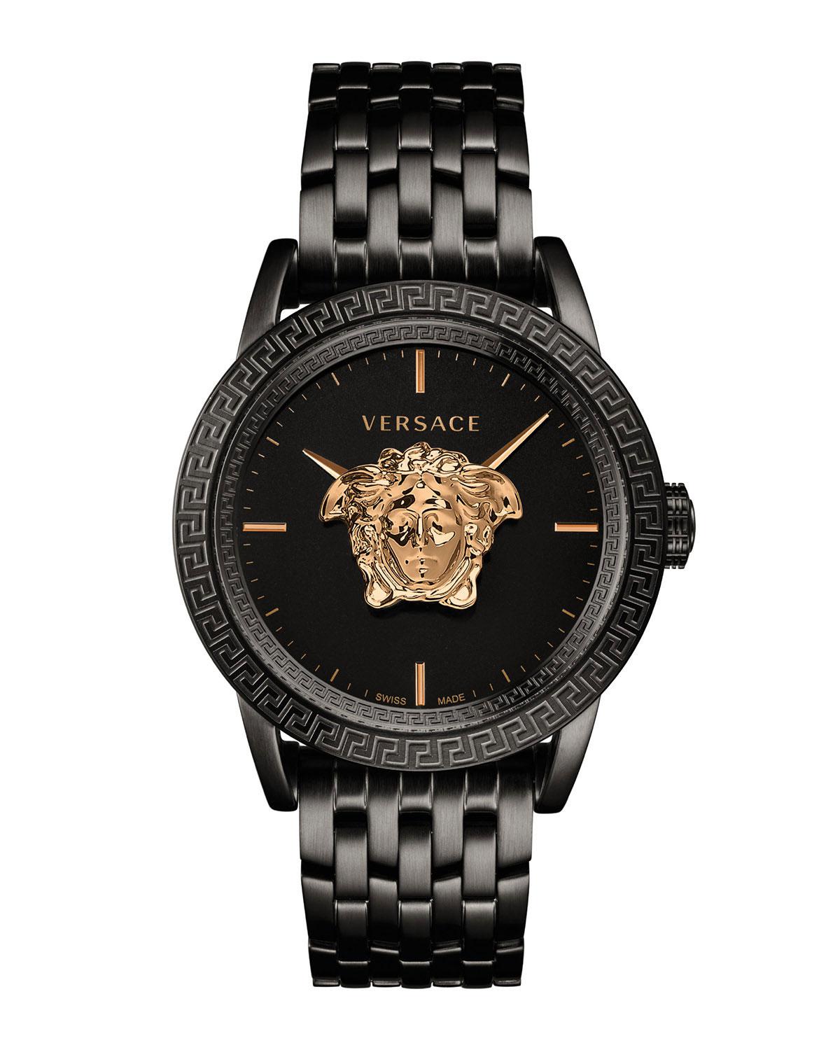 Versace 00518 Palazzo Empire Goldplated Stainless Steel Watch in