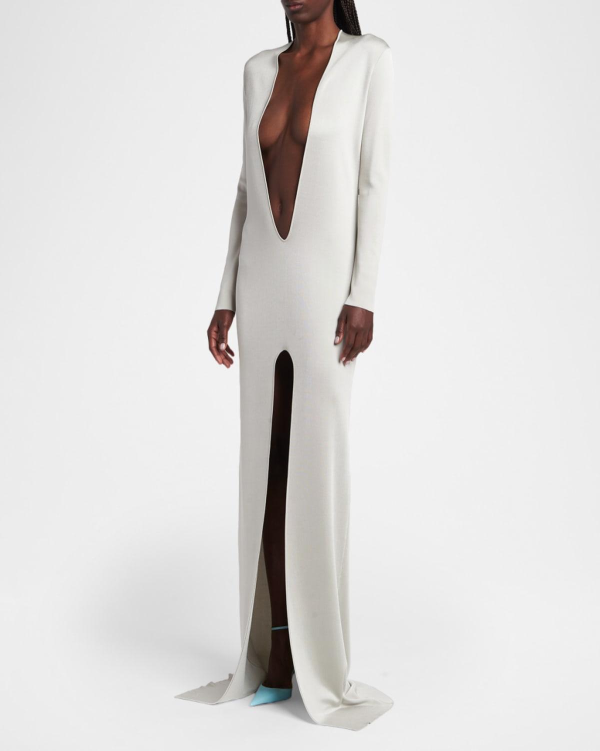 chinese dress ladies Tom Ford 'Cocktail' Dress Blue