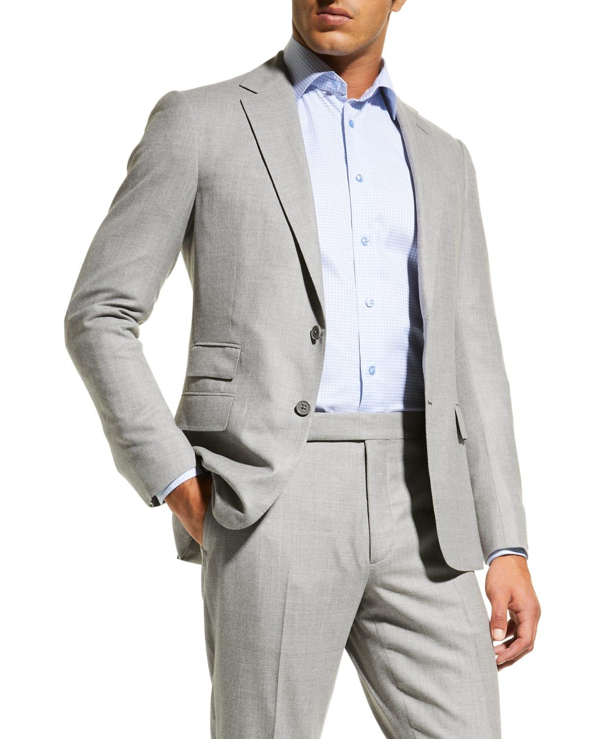 Ralph Lauren Purple Label Kent Wool-cashmere Suit in Gray for Men | Lyst