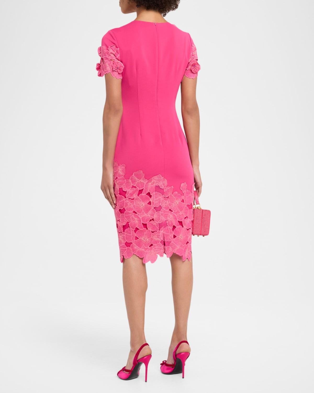 strapless open back dress American Glamour by Badgley Mischka Womens Sequins Shift Dress Hot Pin main image 0