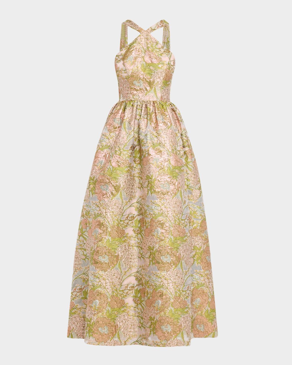 Metallic Aidan Mattox Dresses for Women | Lyst