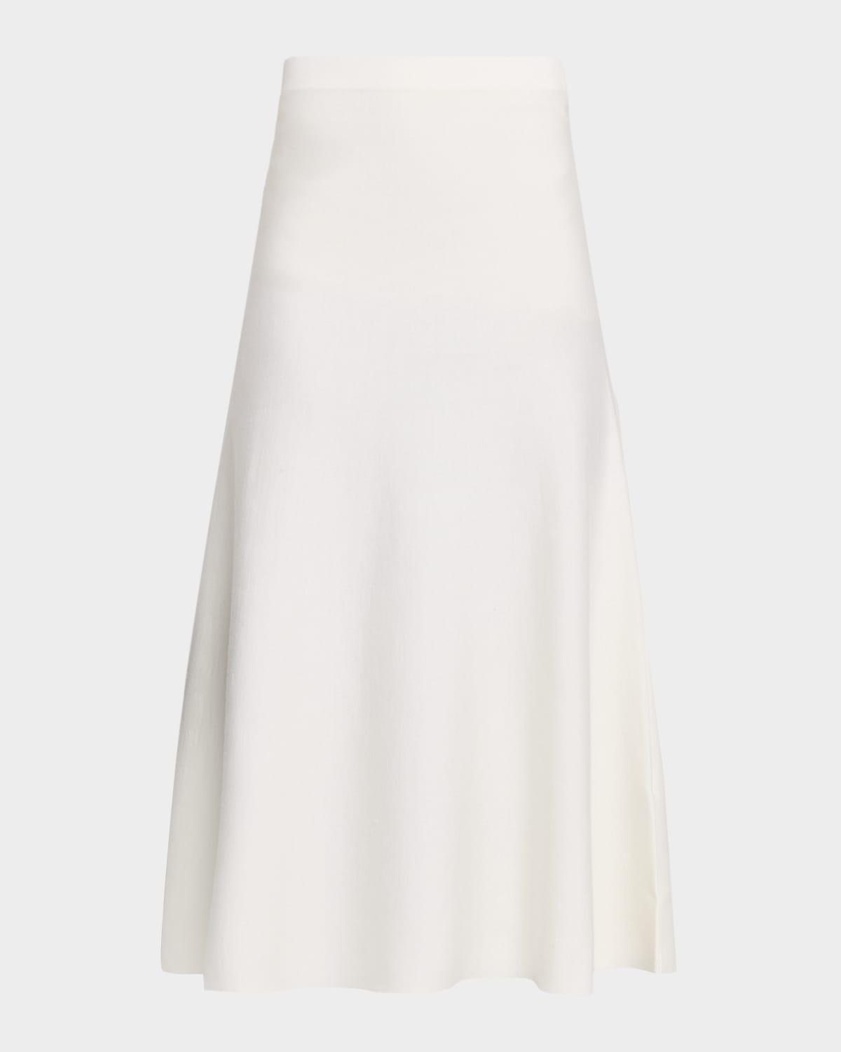 White Mid-length skirts for Women Lyst