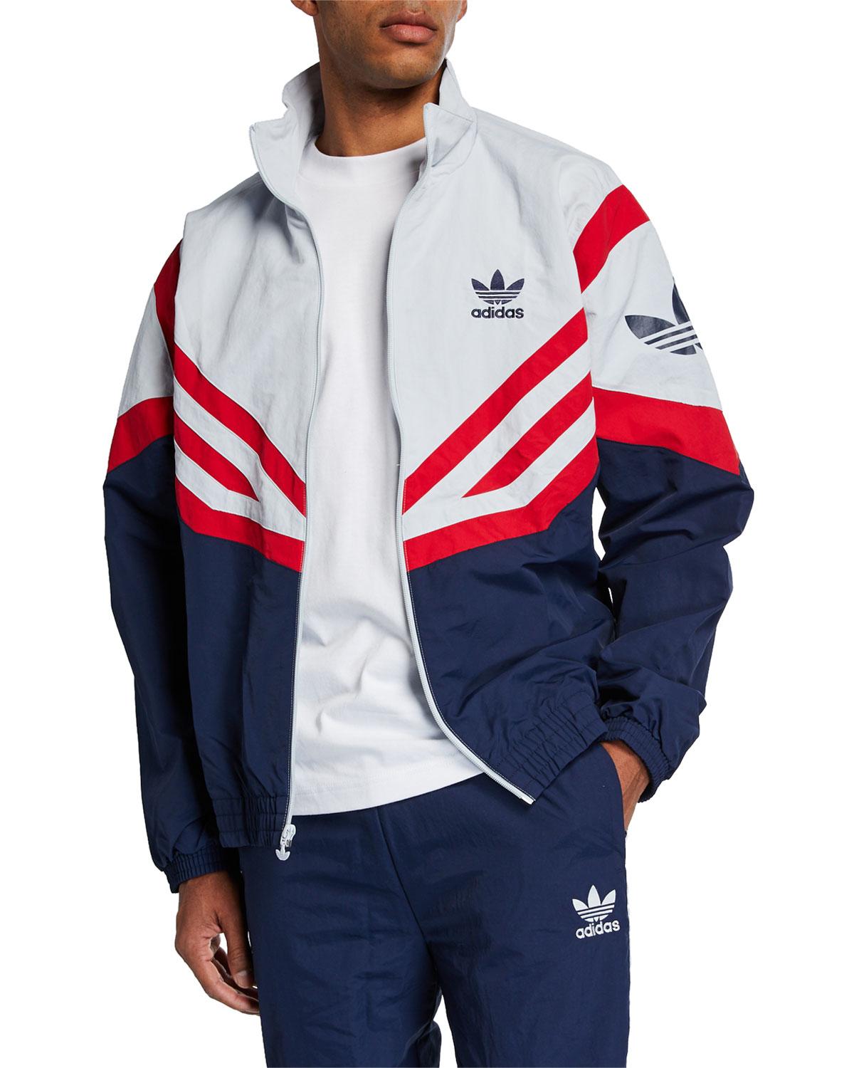 Adidas colorblock track jacket Outlet
