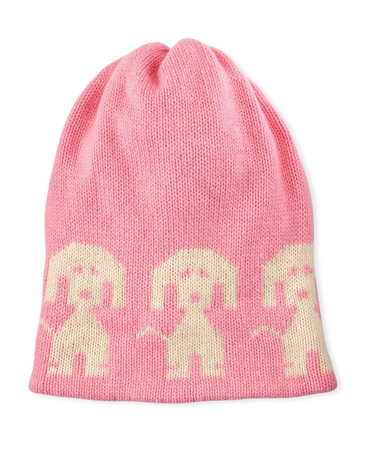pink moncler hat