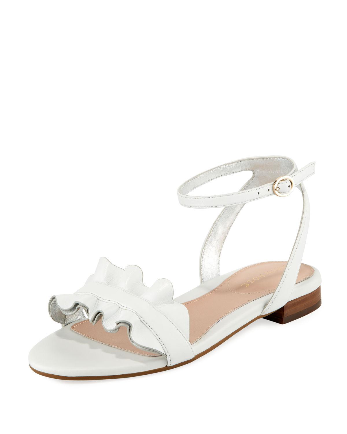 ruffle flat sandals