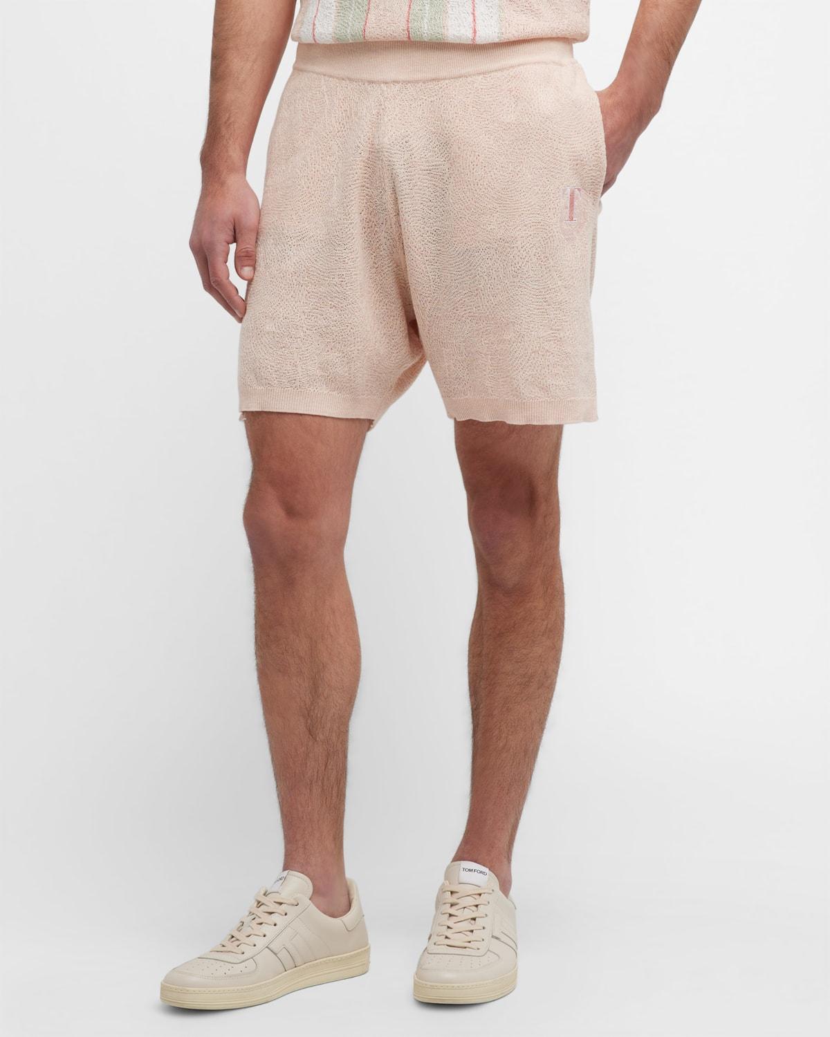 TWENTY MONTREAL Identity Gauzy Knit Shorts in Natural for Men