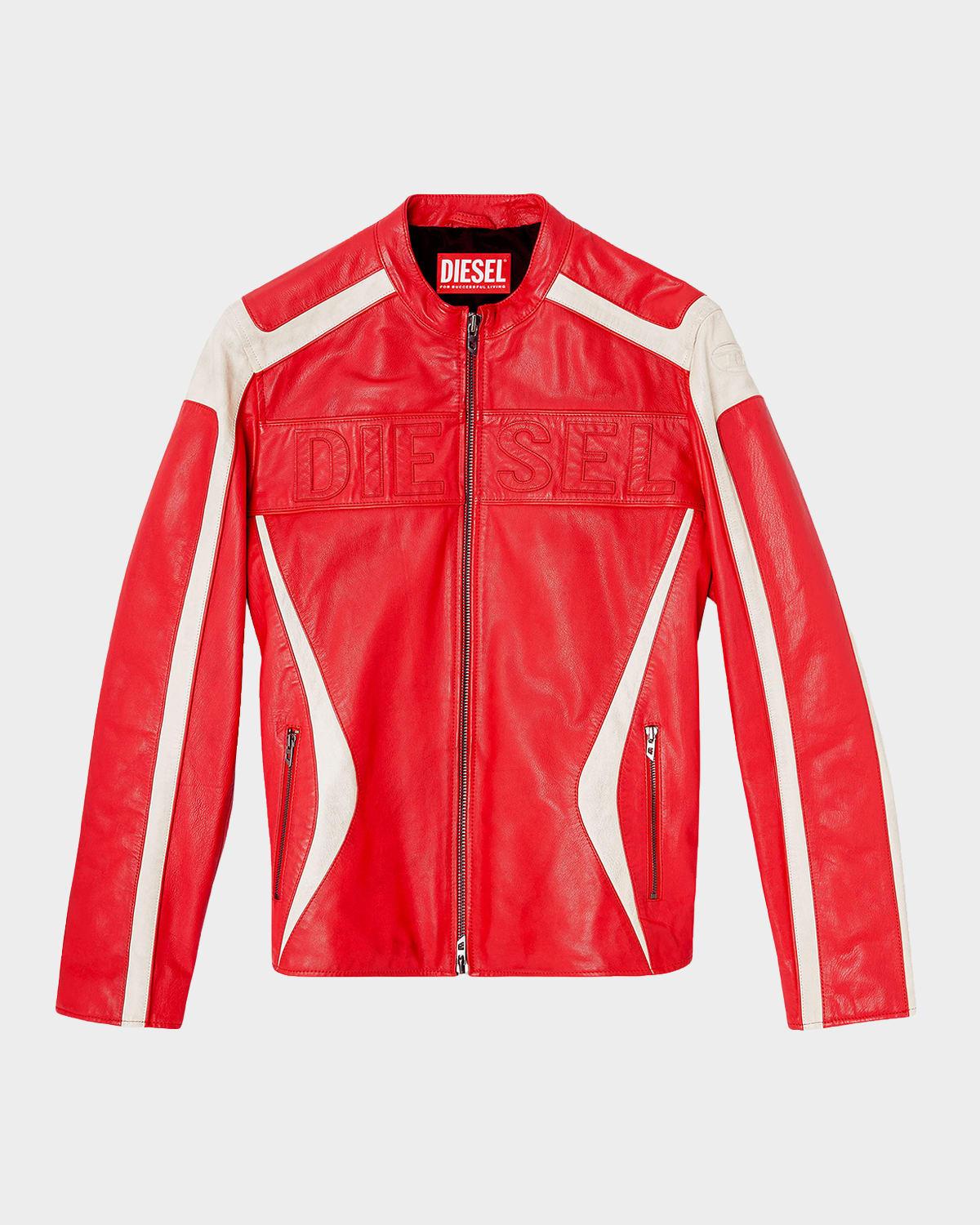 Red DIESEL Jackets for Men | Lyst