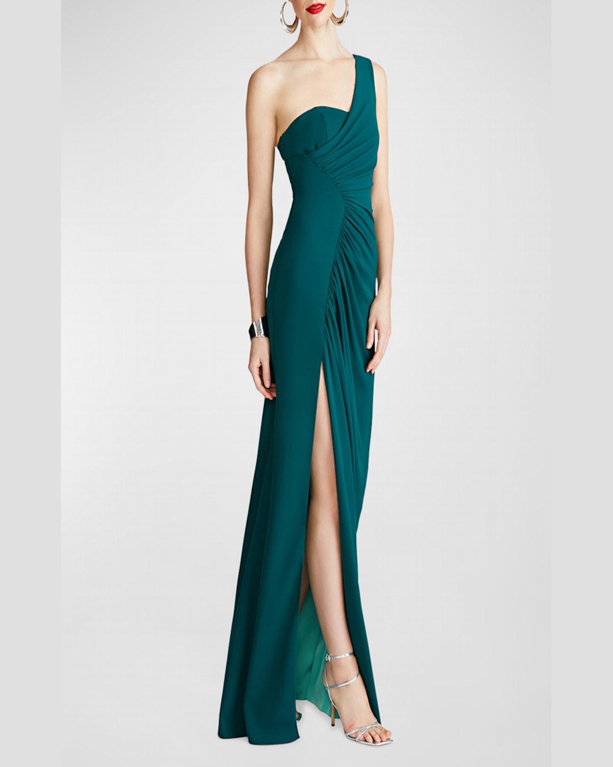 Halston Ruched Dresses for Women Lyst