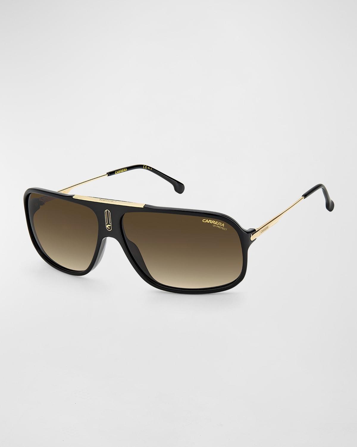 Carrera Cool 65 Polarized Rectangle Sunglasses in Black for Men | Lyst