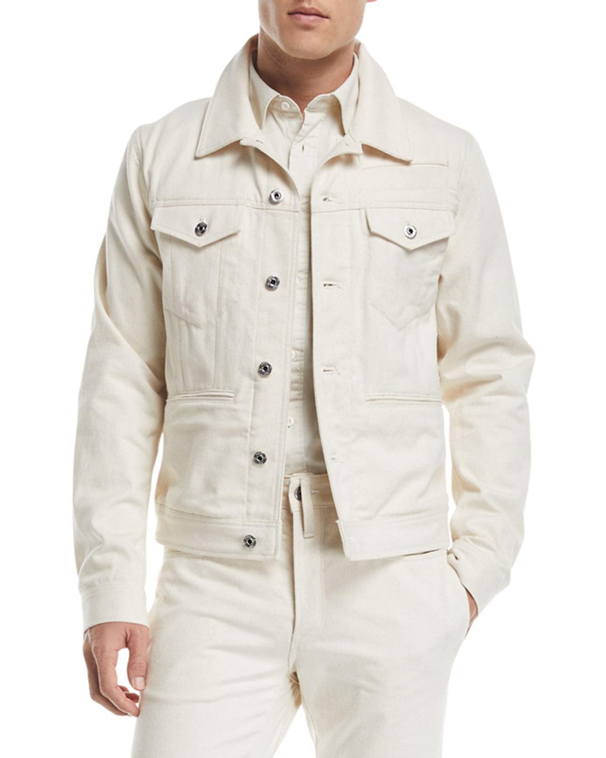 g star raw white jacket