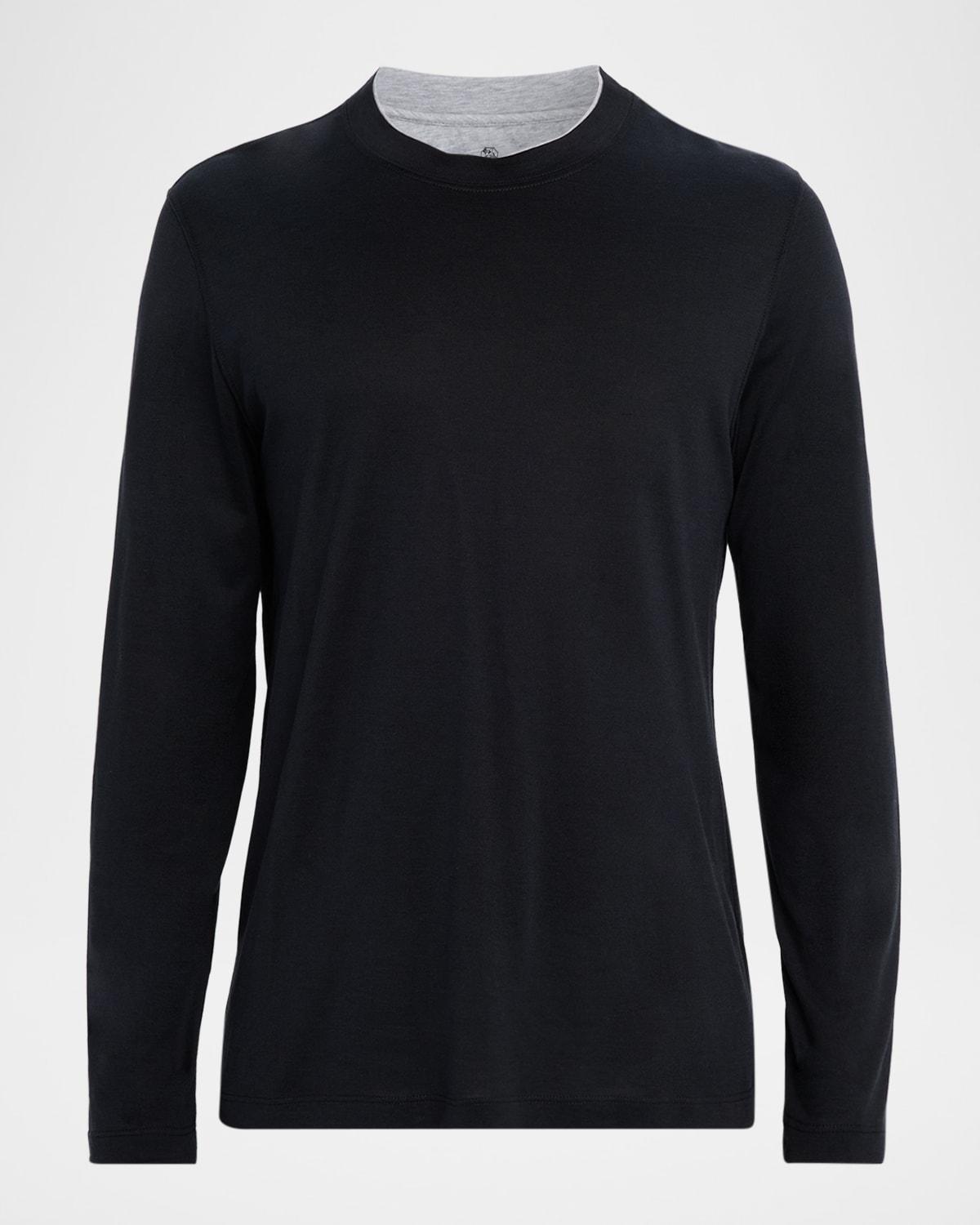 VIP【送料関税込】BRUNELLO CUCINELLI long sleeves Brunello Cucinelli Long-sleeve t-shirts for Men | Online