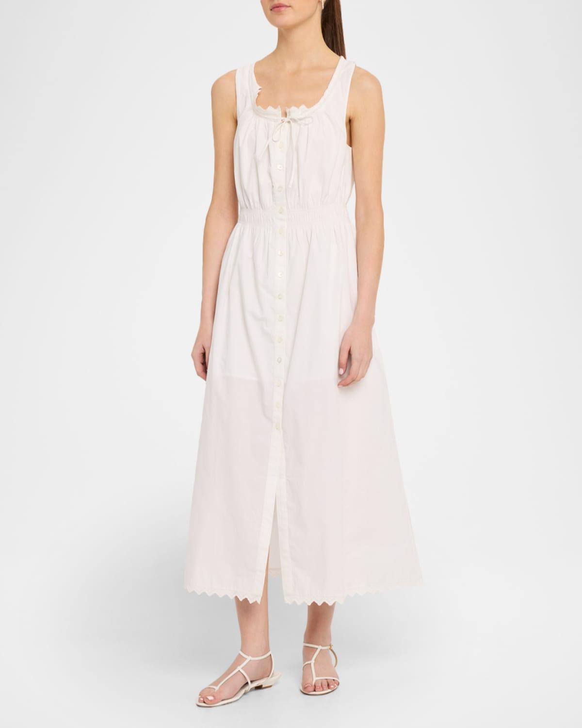 midi long dress Women's Ribbed Midi Dress