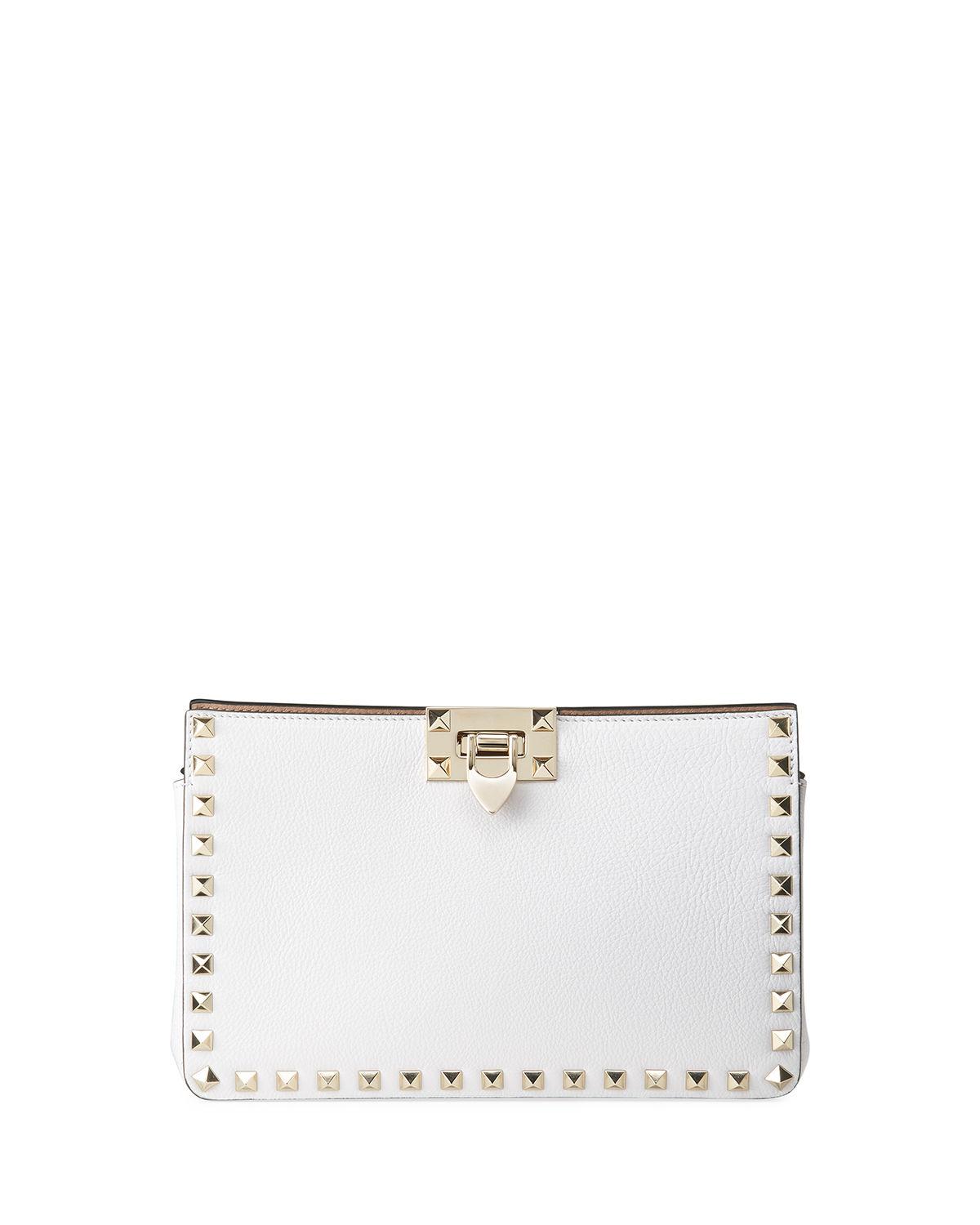 white valentino clutch bag