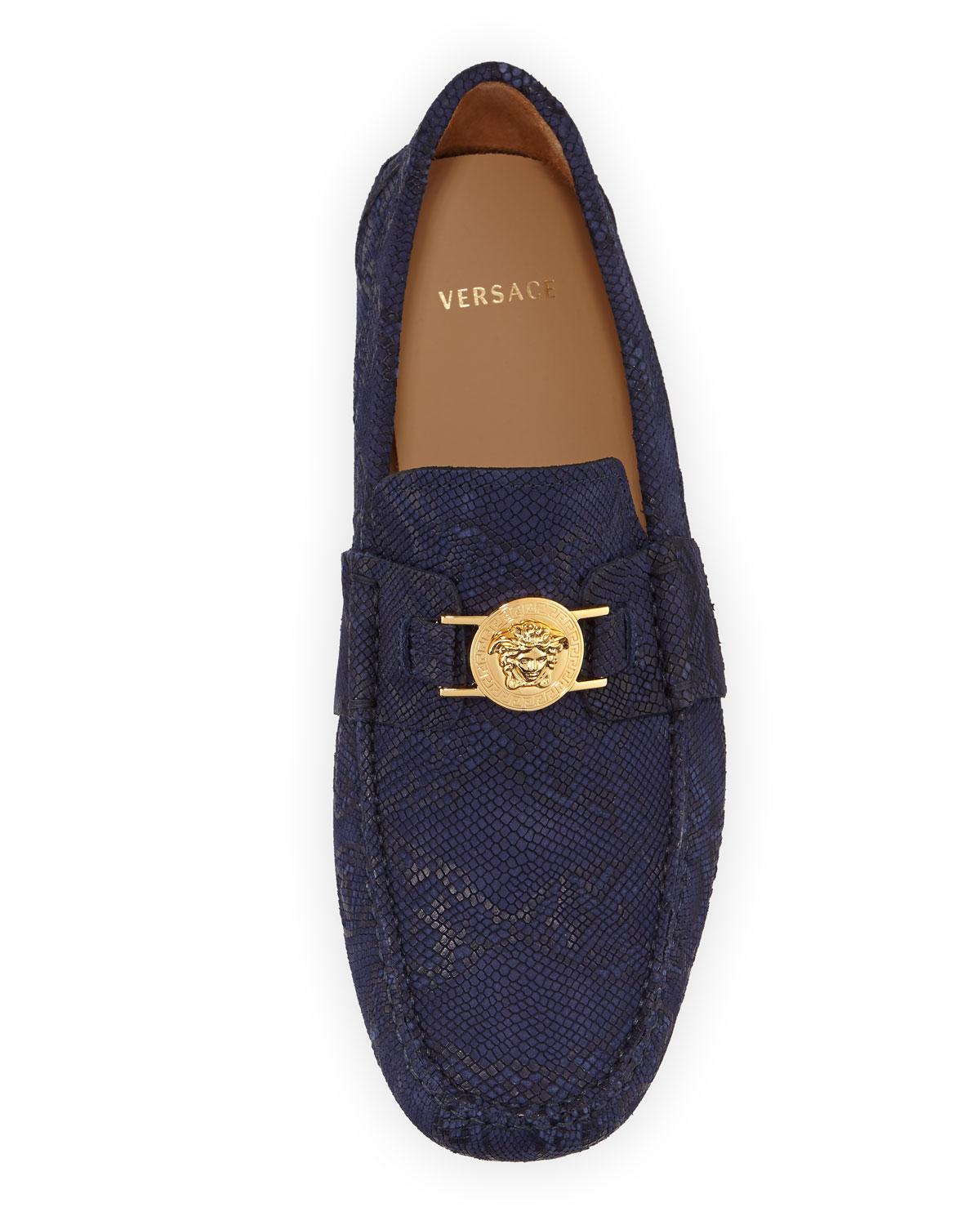 versace mens loafer shoes
