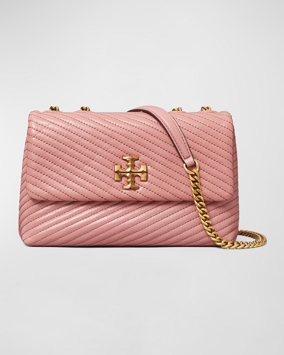 Tory Burch Kira Moto Small Quilted Convertible Shoulder Bag in Pink | Lyst