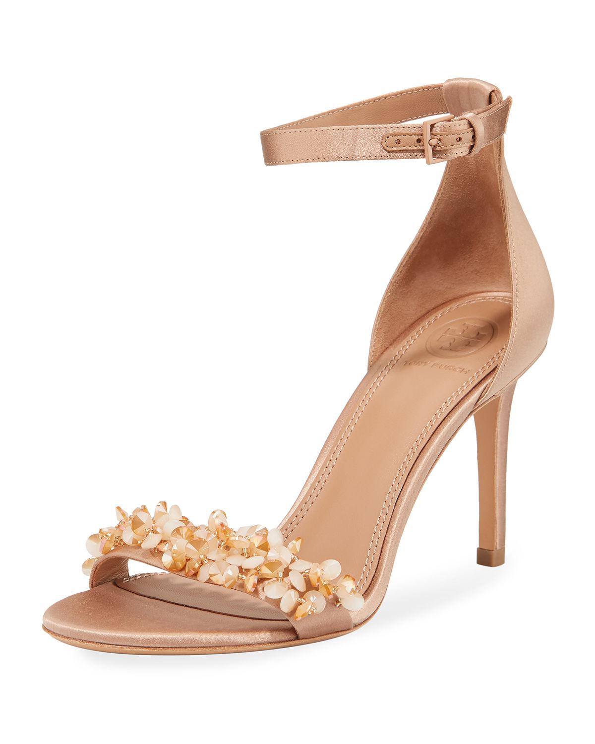 tory burch logan embellished sandal