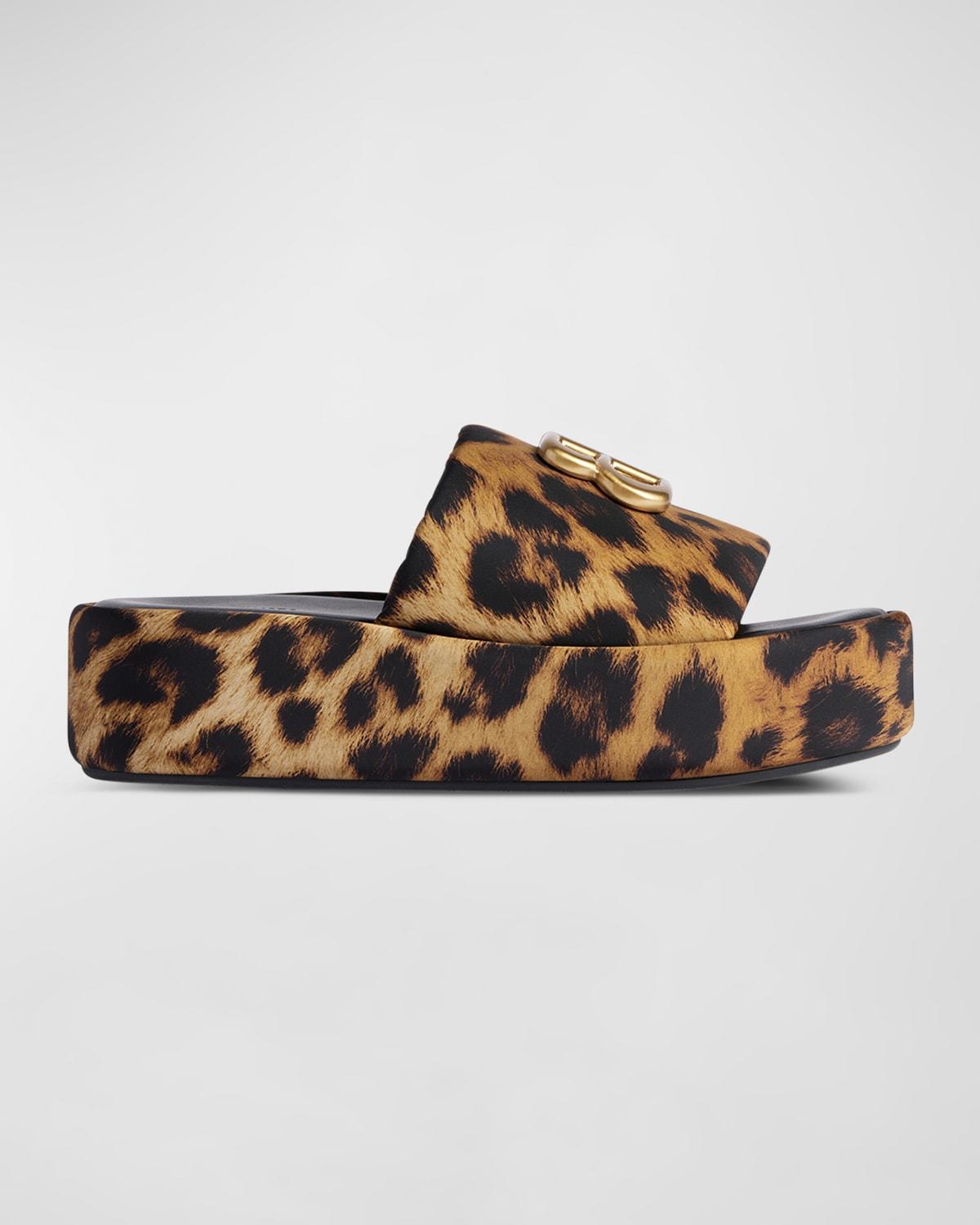 Animal print flatforms deals