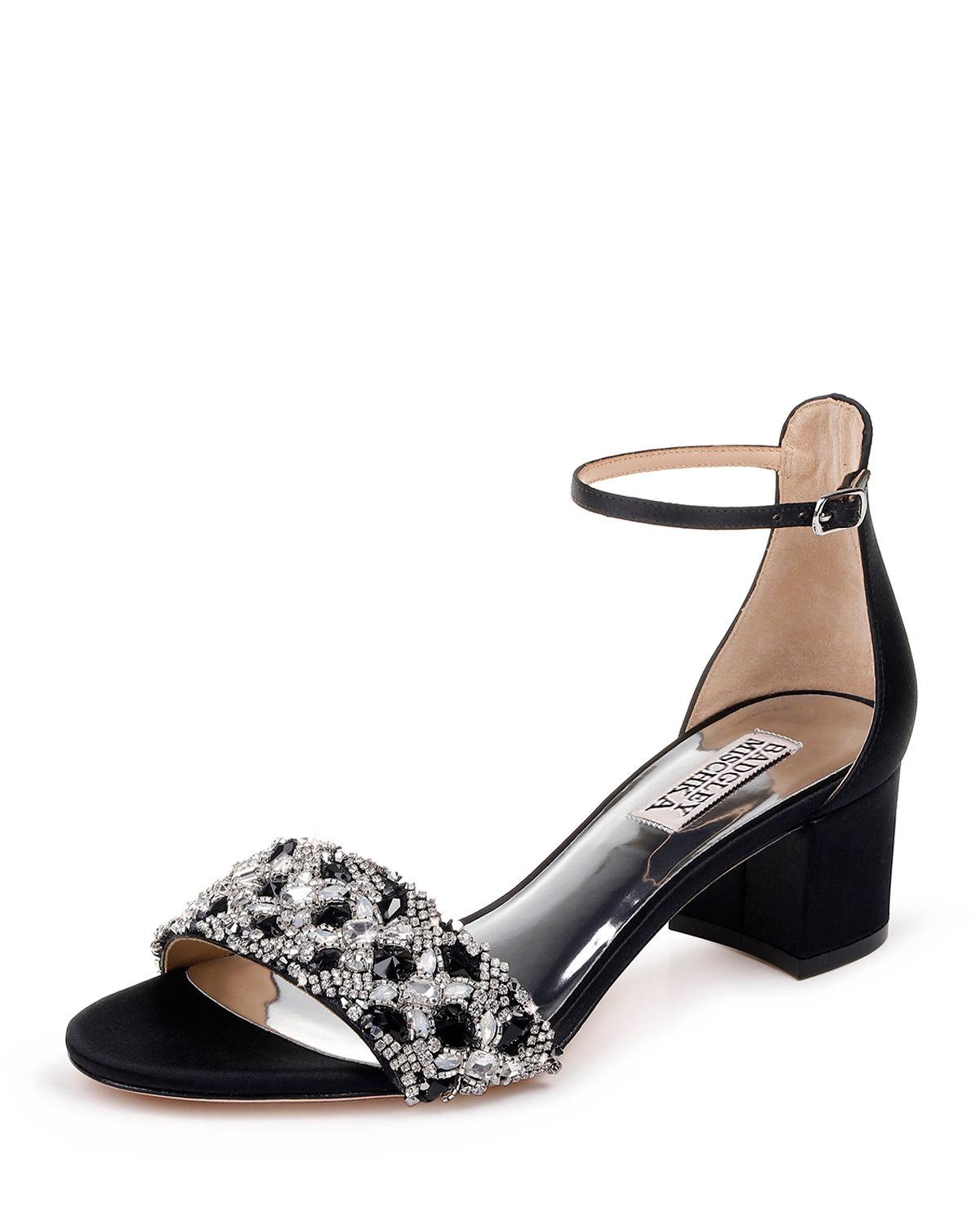 badgley mischka liz ankle strap sandal