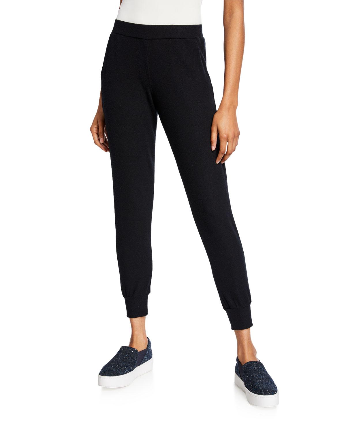 Ladies Tom Franks Jogging Pants with Cuff Leg Black Navy or Grey