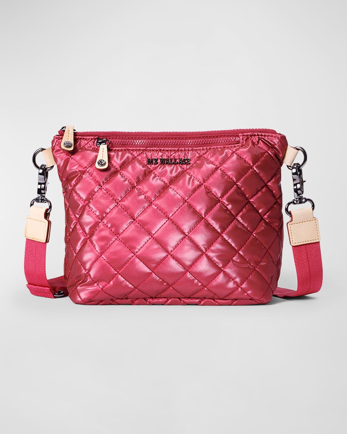 MZ Wallace Metro Scout Quilted Crossbody Bag in Red Lyst