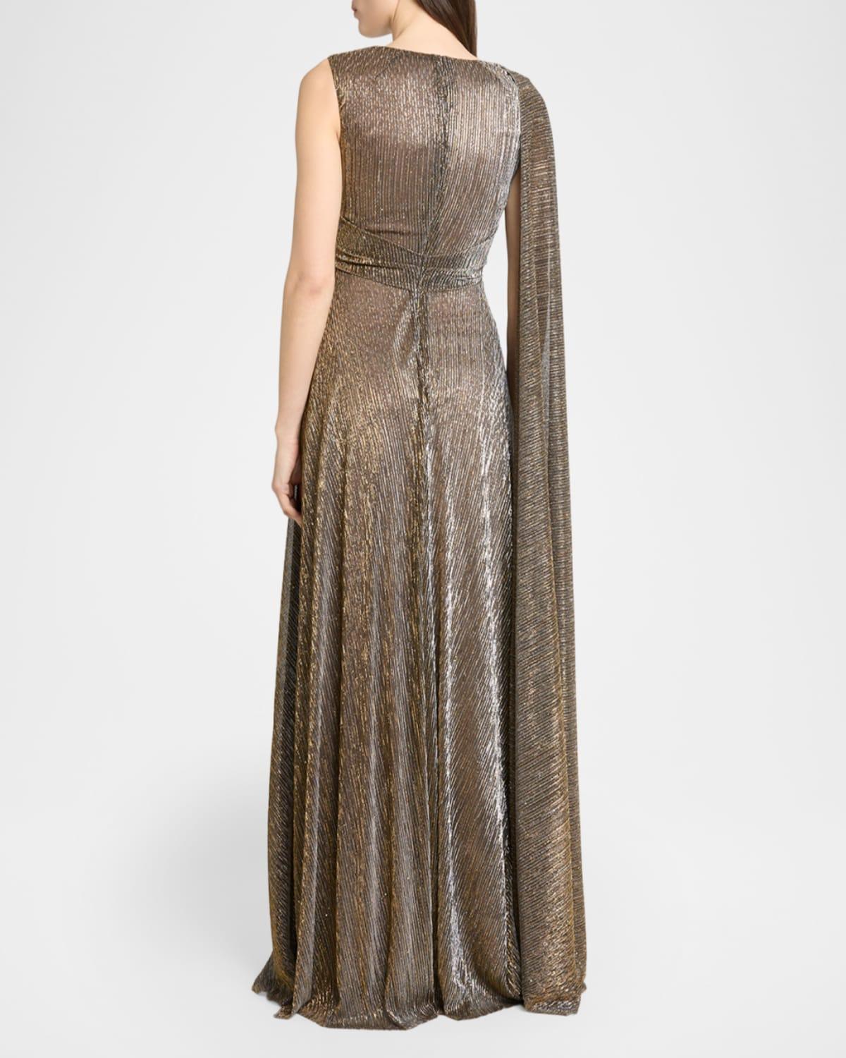 talbot runhof metallic lace midi dress Talbot Runhof Metallic Rose Gold Pink Lace Sequin Midi Dress, 2018 For Sale  at 1stDibs