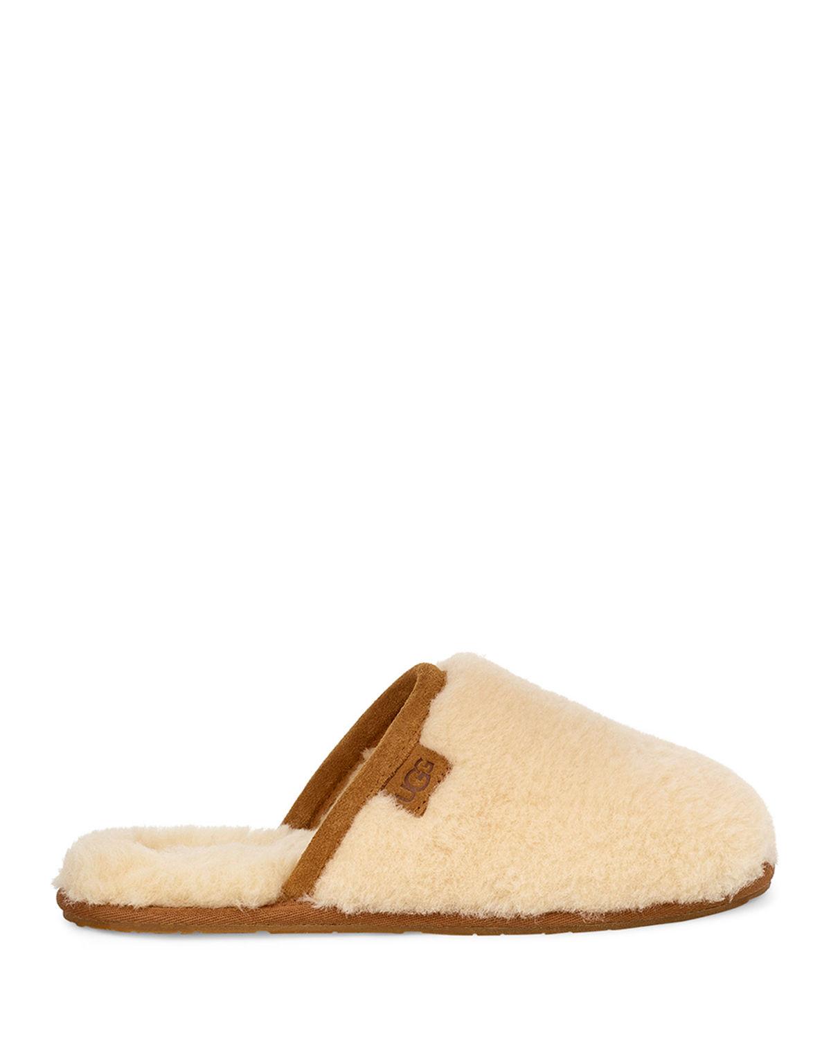 ugg fluffette shearling flat slippers