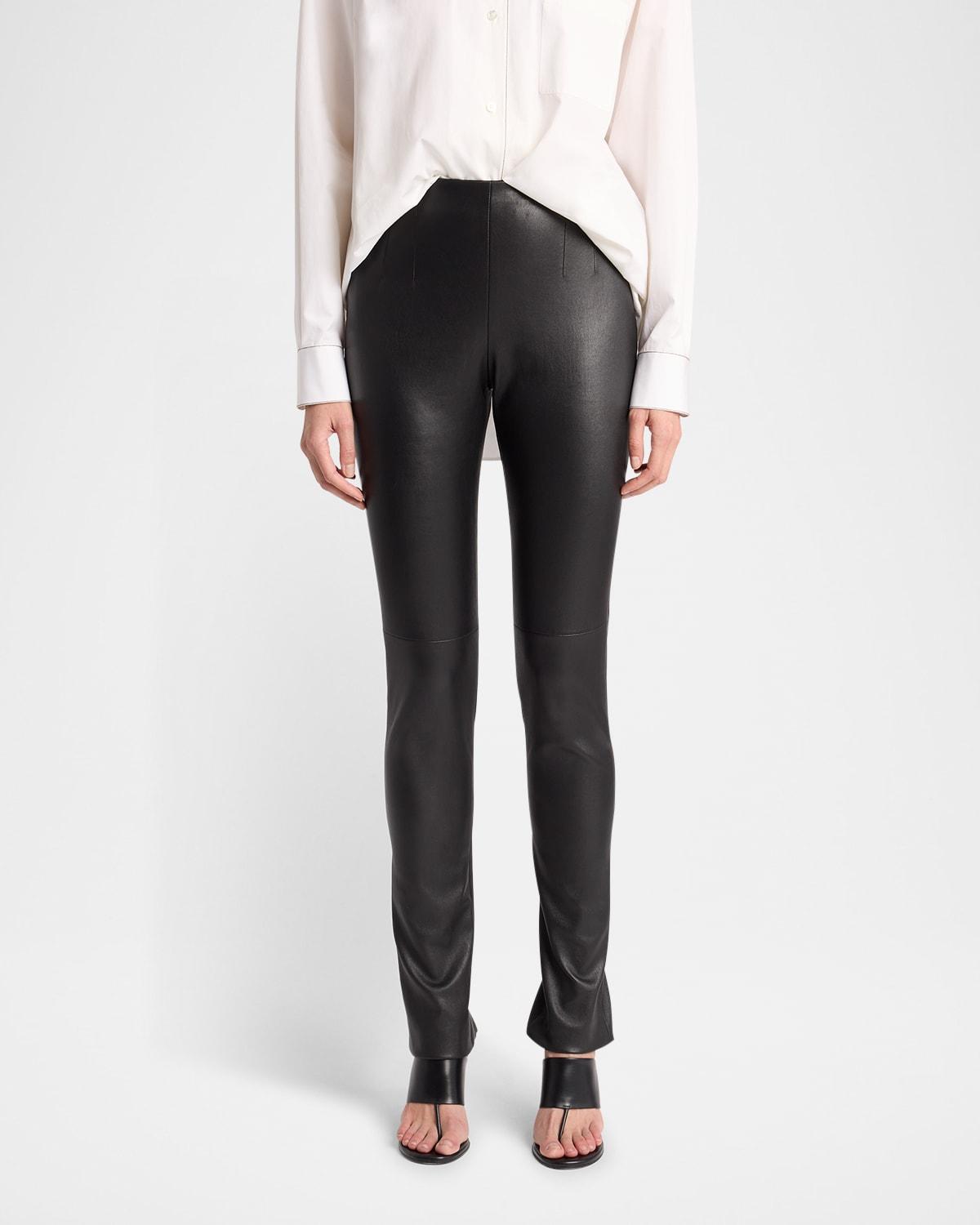 SLIT WOOL TACK PANTS