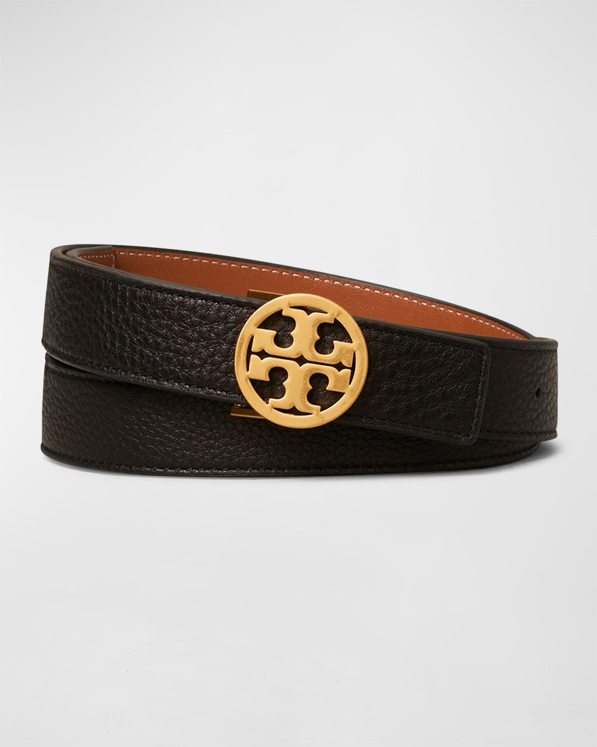 Tory Burch Miller Logo Reversible Belt in Black Lyst
