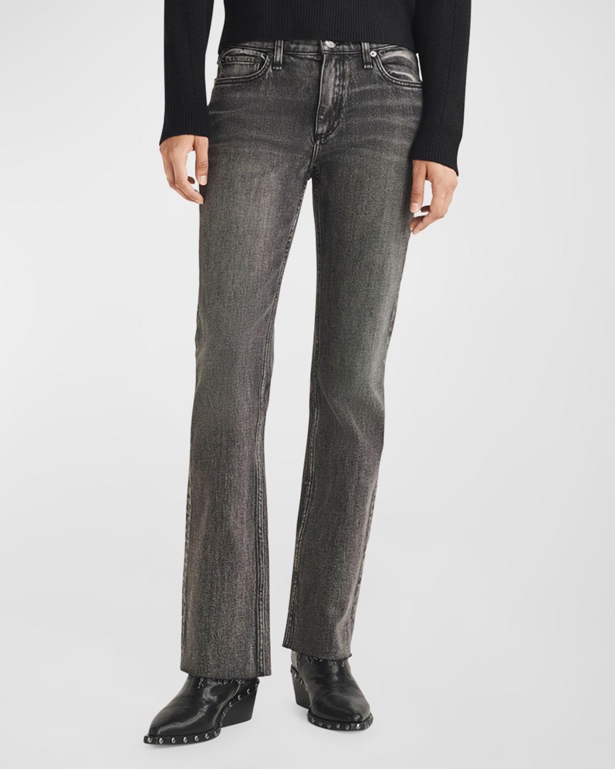 Shop rag & bone Peyton Bootcut Mid-Rise Jeans