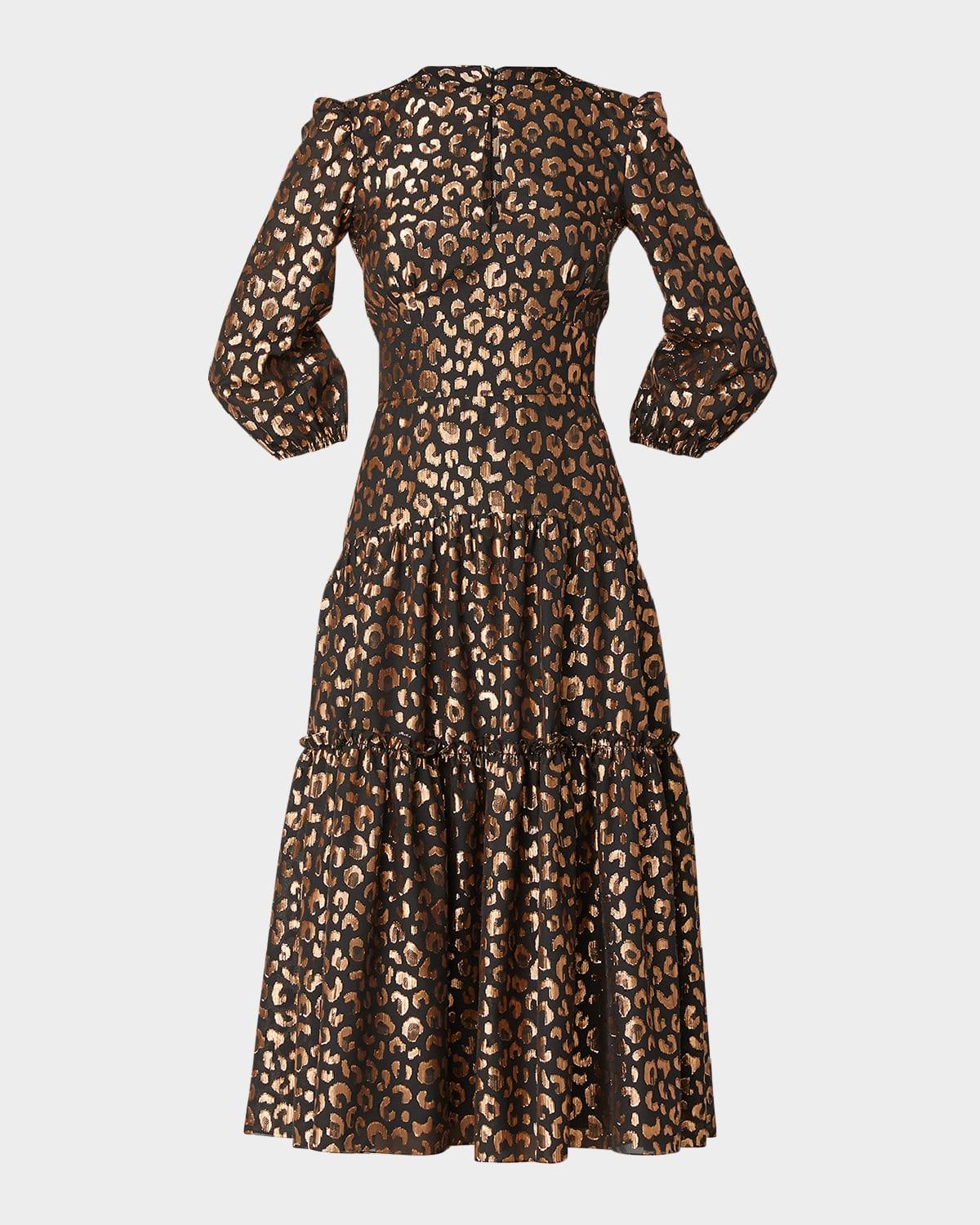 ALINA MESH MIDI DRESS main image 0
