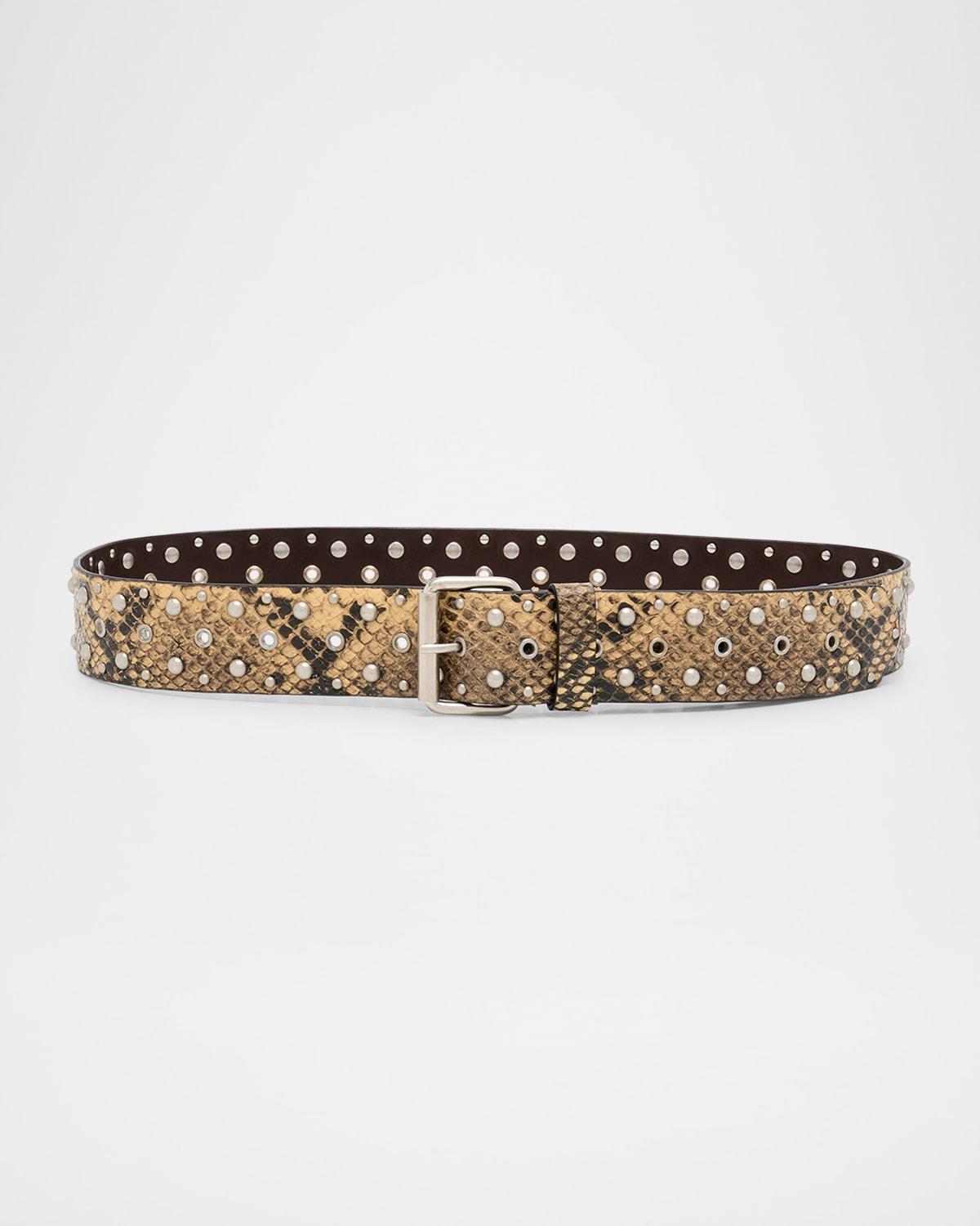driesvannoten botanical pattern belt 美品 Leather belt