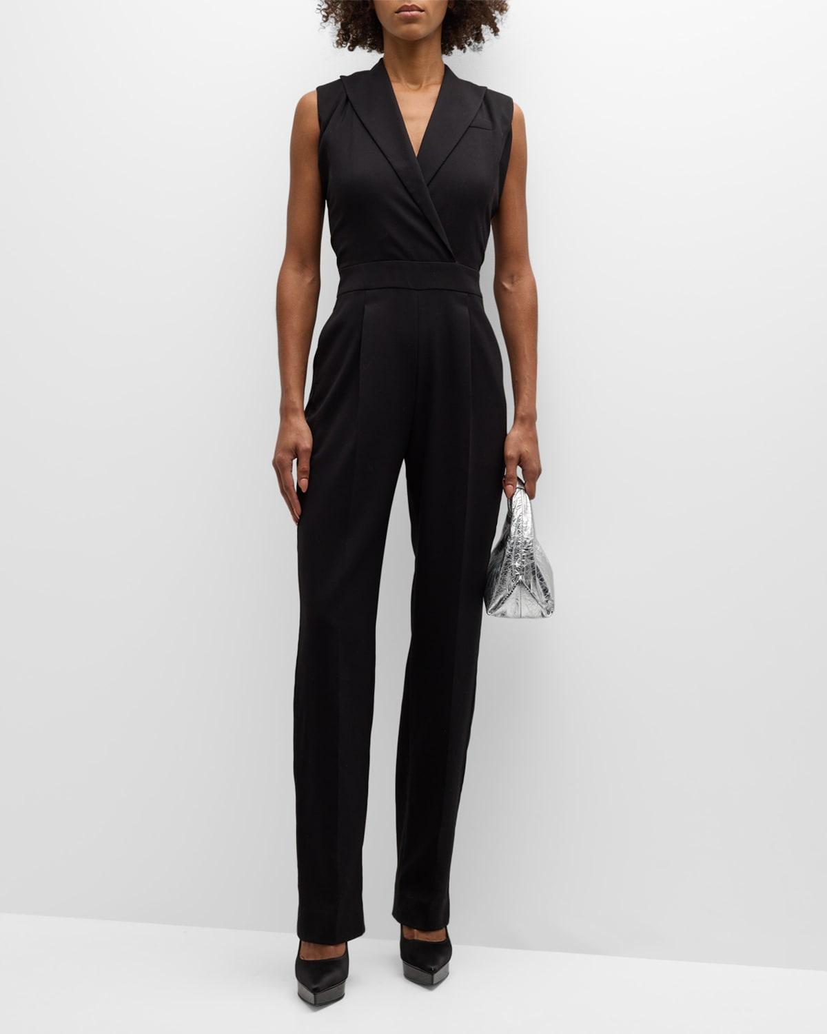 10 Crosby Derek Lam Merrill Sleeveless Blazer Jumpsuit in Blue