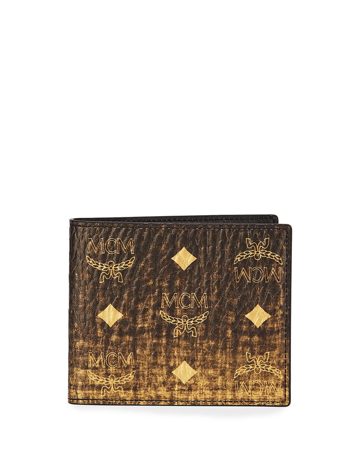 mcm bag gold