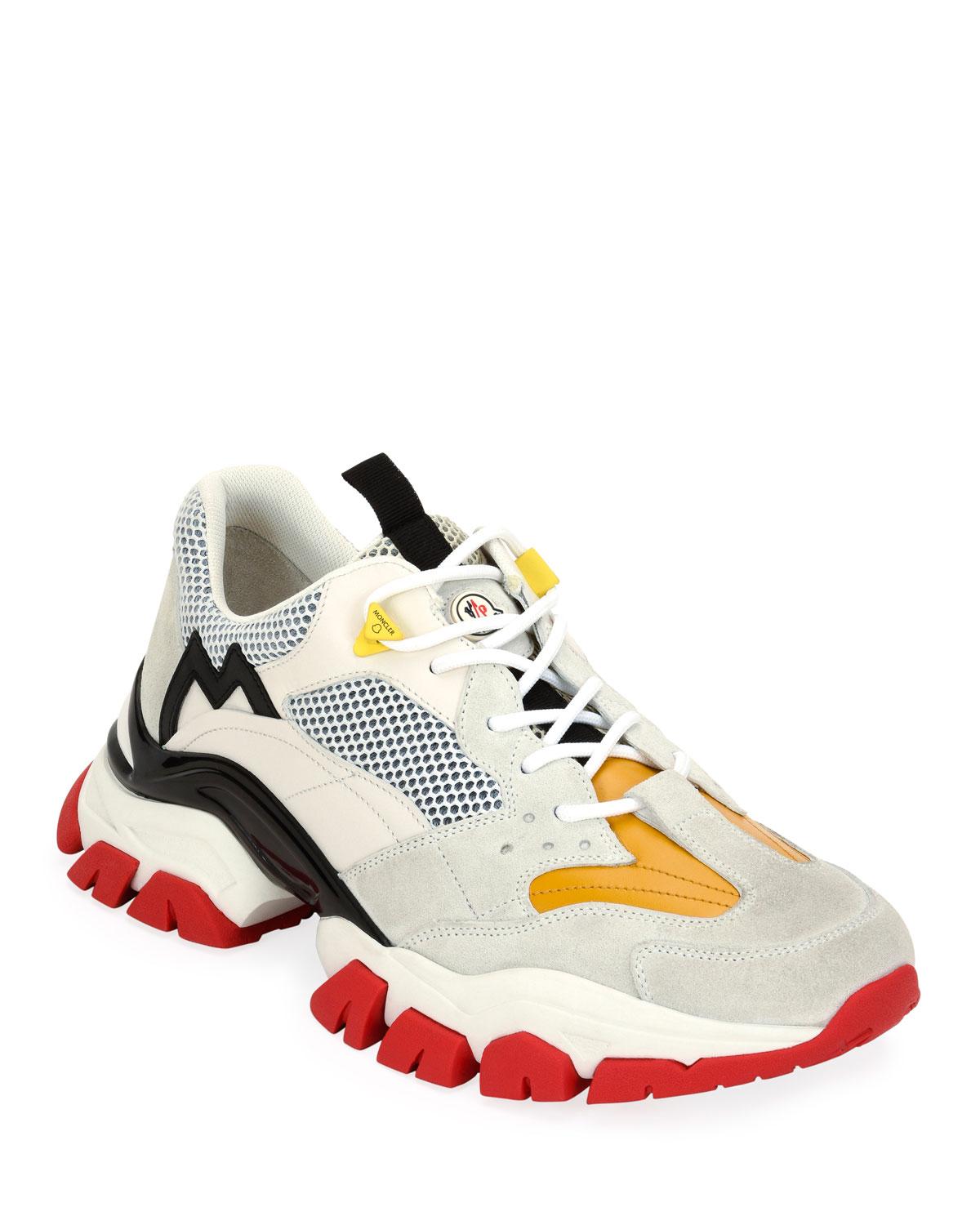 moncler leave no trace sneakers white