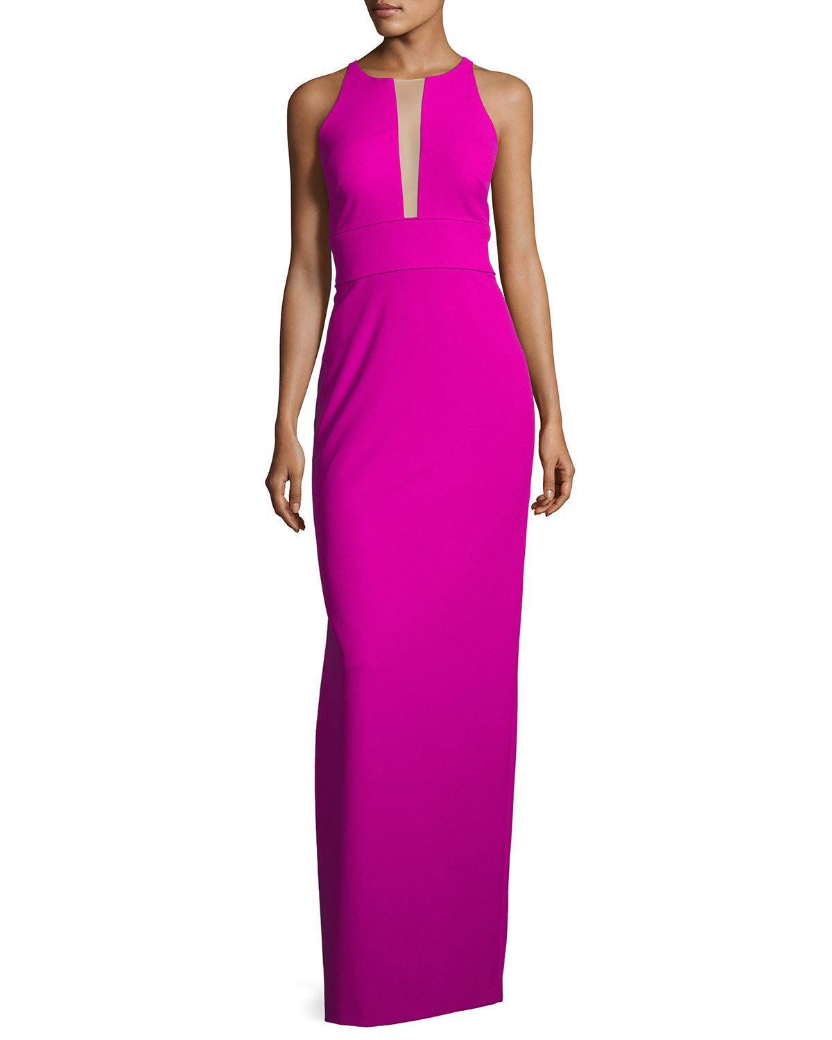 aidan mattox column gown