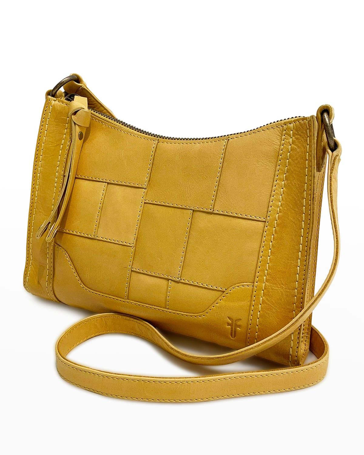 Frye Melissa Patchwork Leather Zip Crossbody Bag in Yellow Lyst