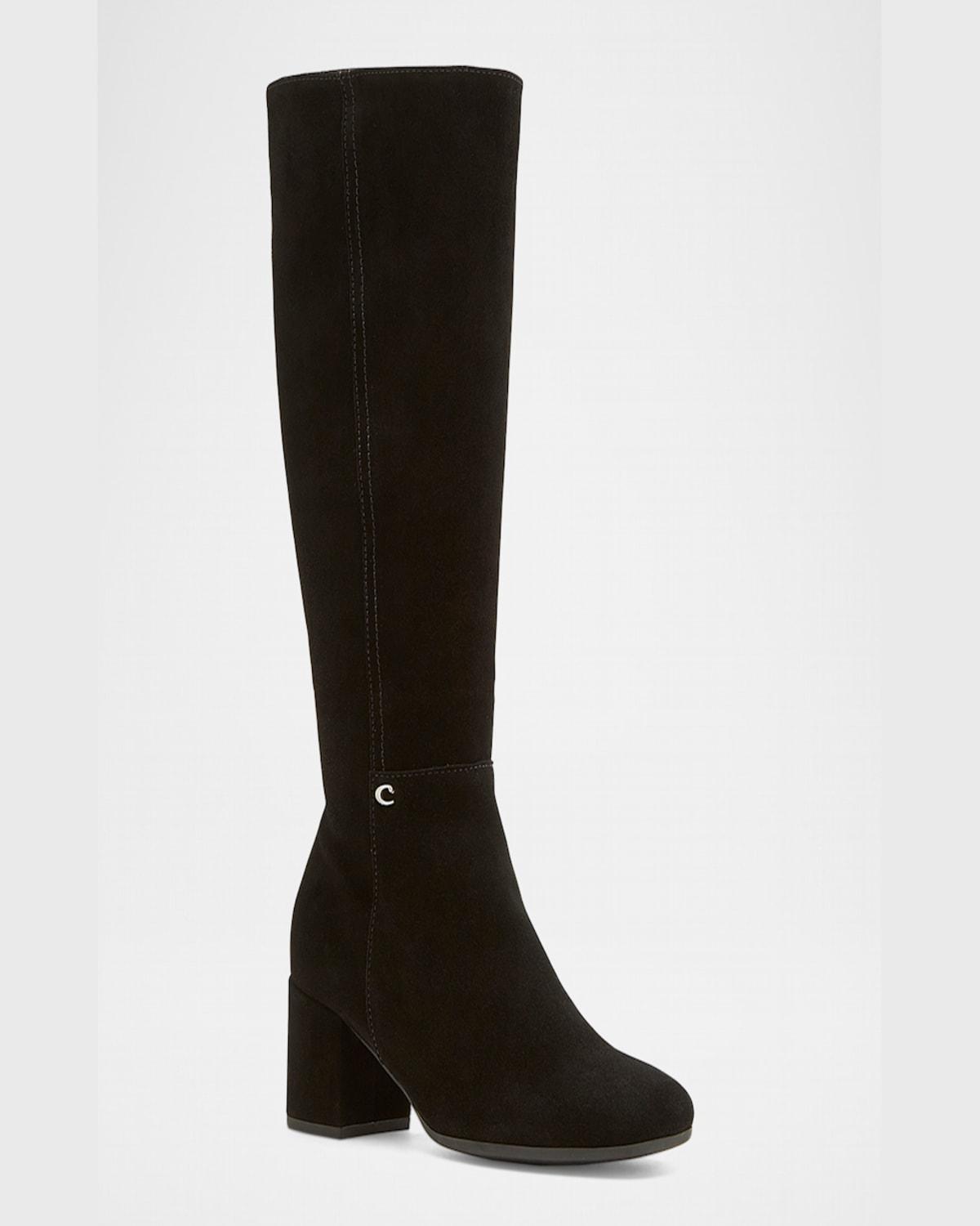 La canadienne hannah suede riding boots 2025