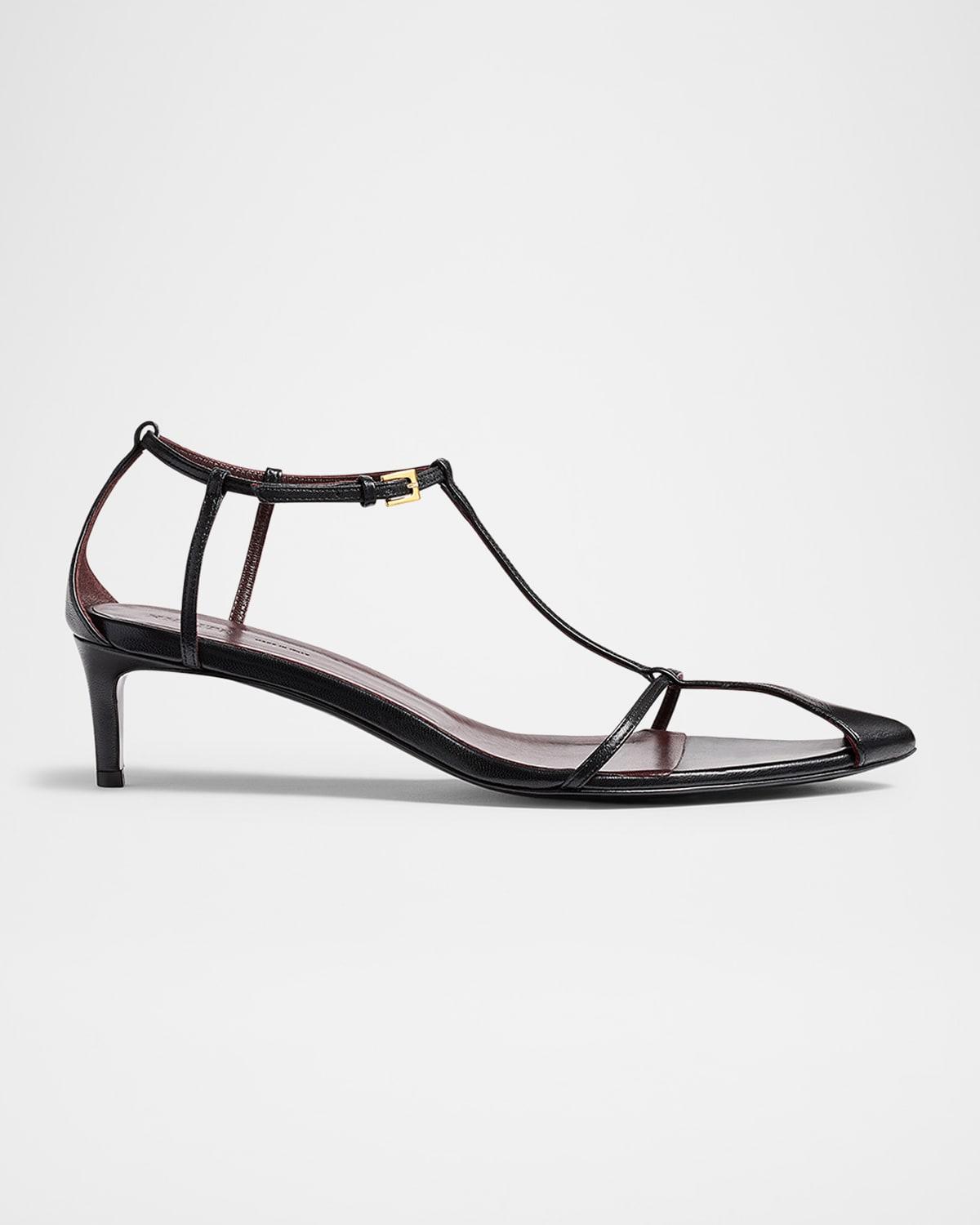 KHAITE(ケイト) GEORGIA HEELED SANDAL サンダル ブラック
