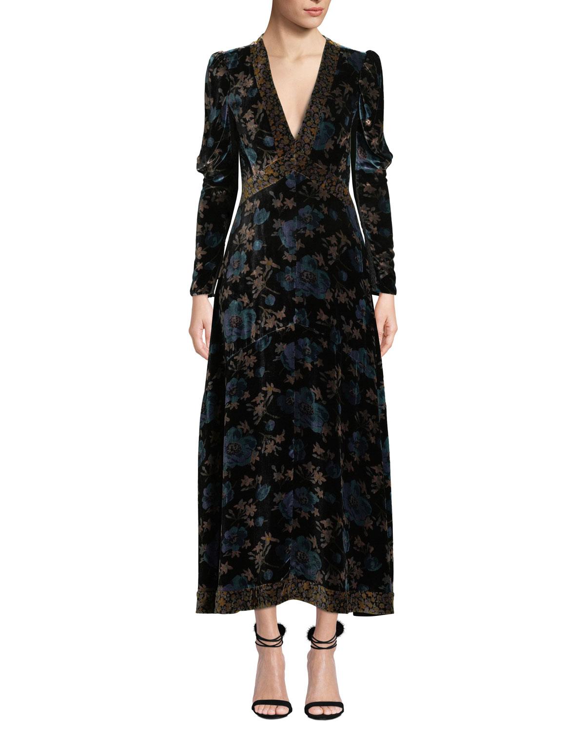 rebecca taylor velvet dress