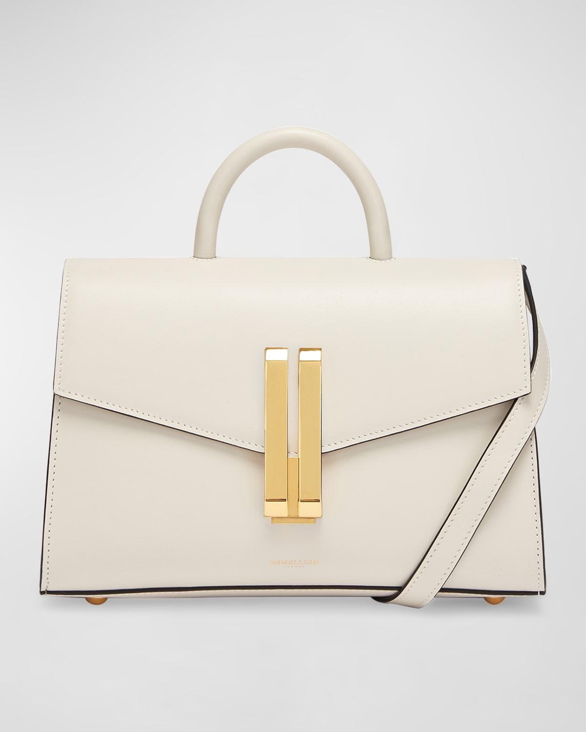 DeMellier Montreal Midi Leather Top-handle Bag in Natural | Lyst