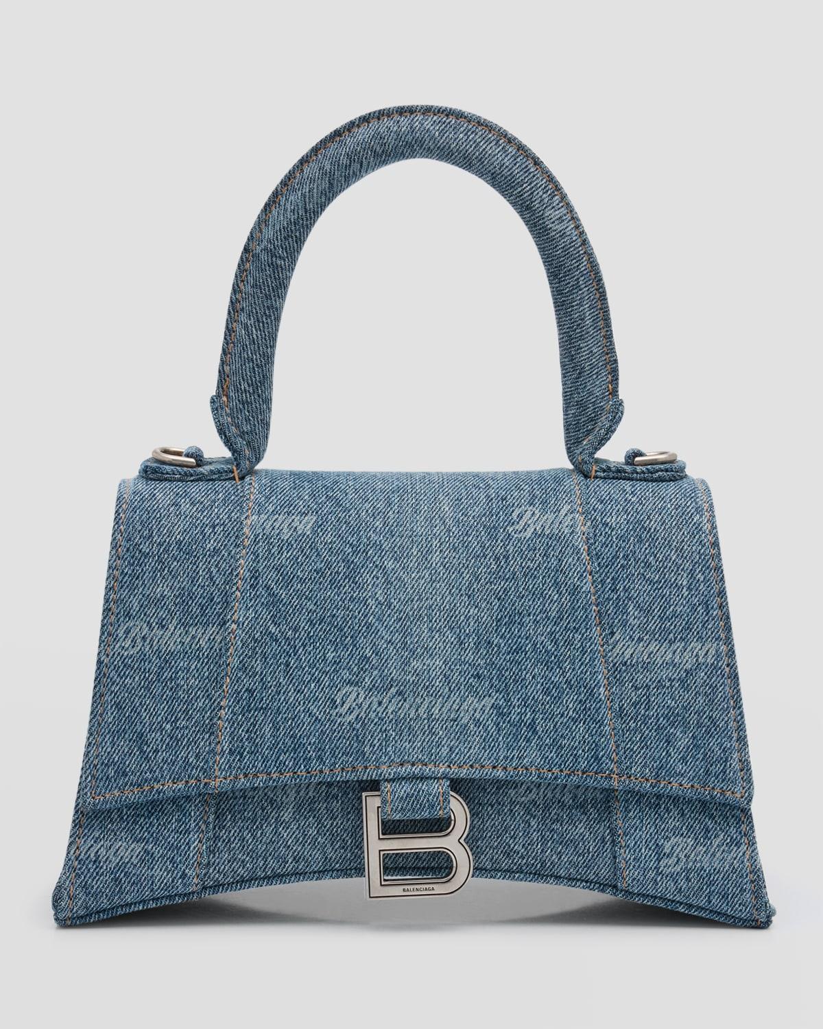 small blue balenciaga bag
