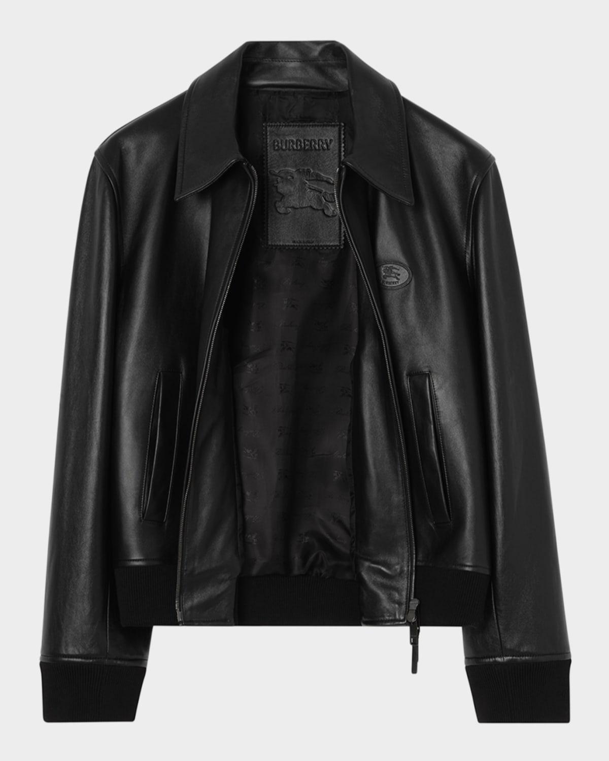 Men's Burberry Leather jackets from $1,495 | Lyst