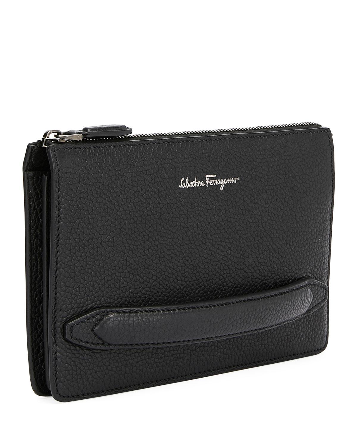 salvatore ferragamo mens pouch