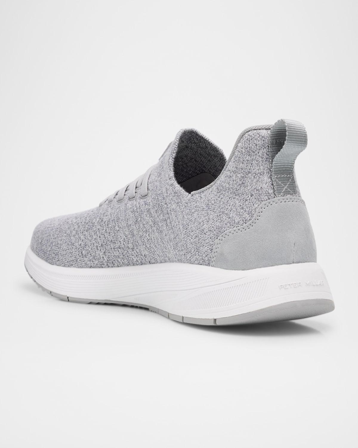 Peter Millar Apos;S Odeon Knit Sneakers in Gray for Men | Lyst