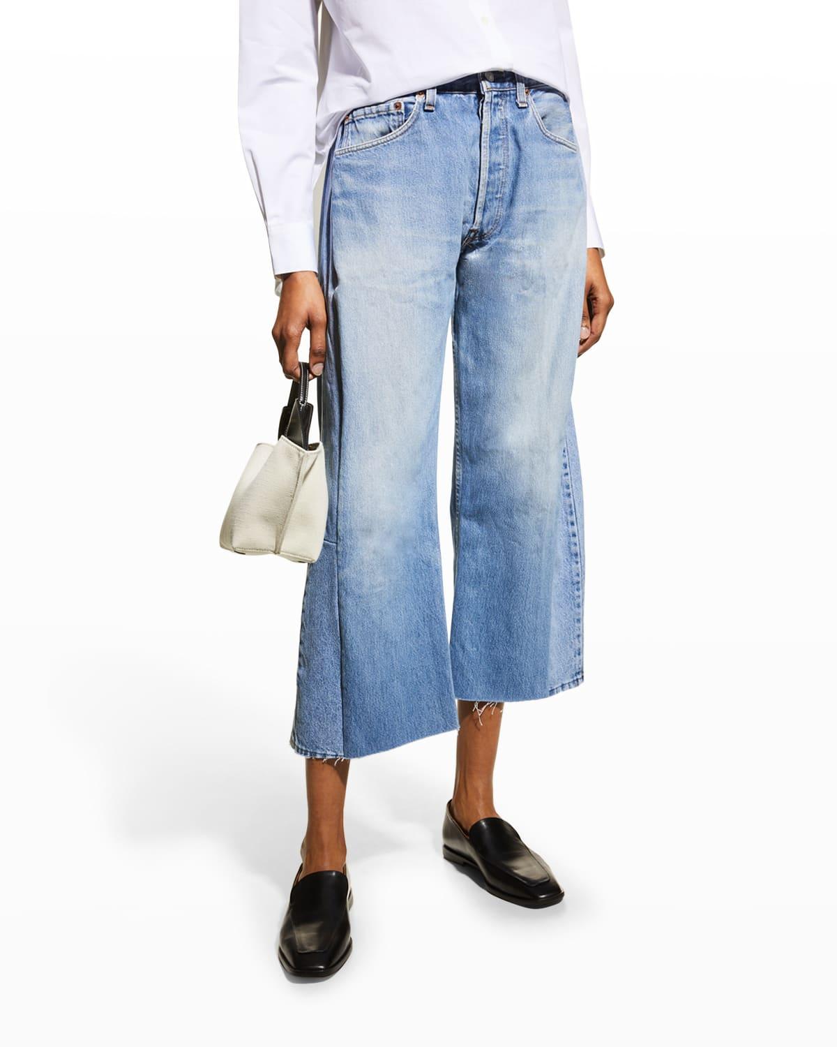 B Sides Vintage Lasso Upcycled Jeans In Blue | Lyst