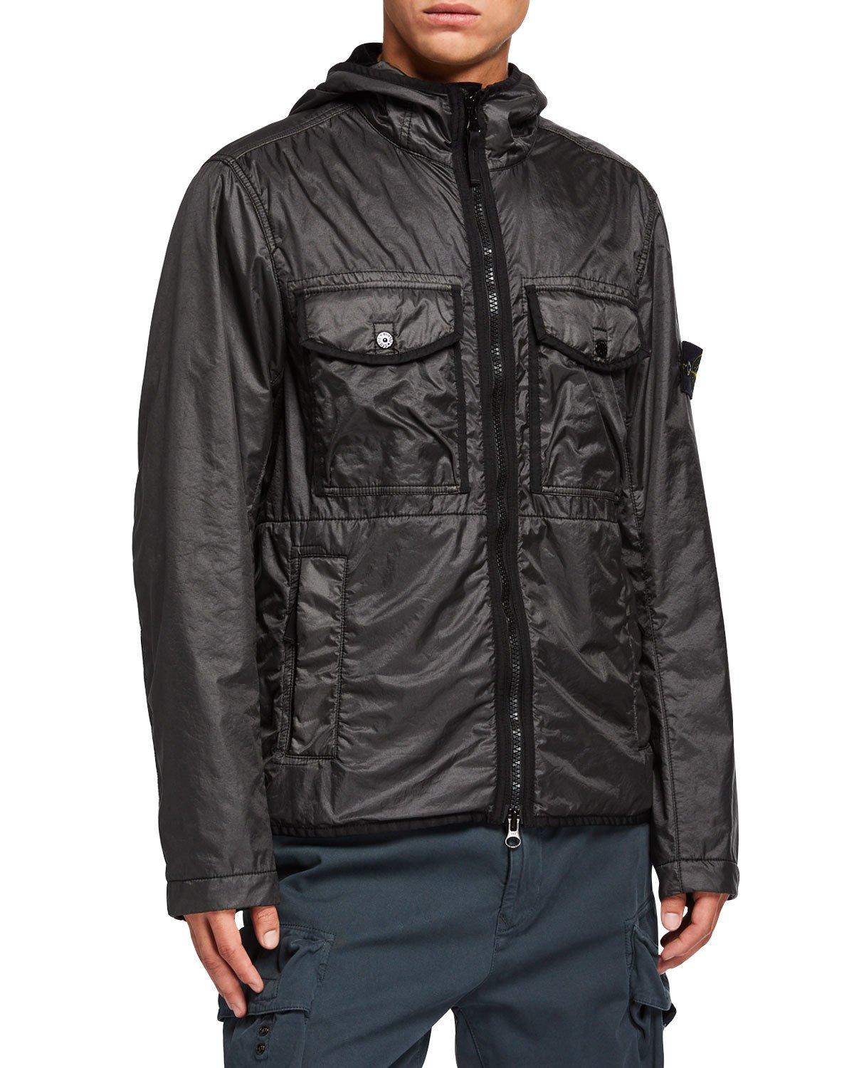 Download Stone Island Synthetic Men's Lightweight Nylon Hooded ...