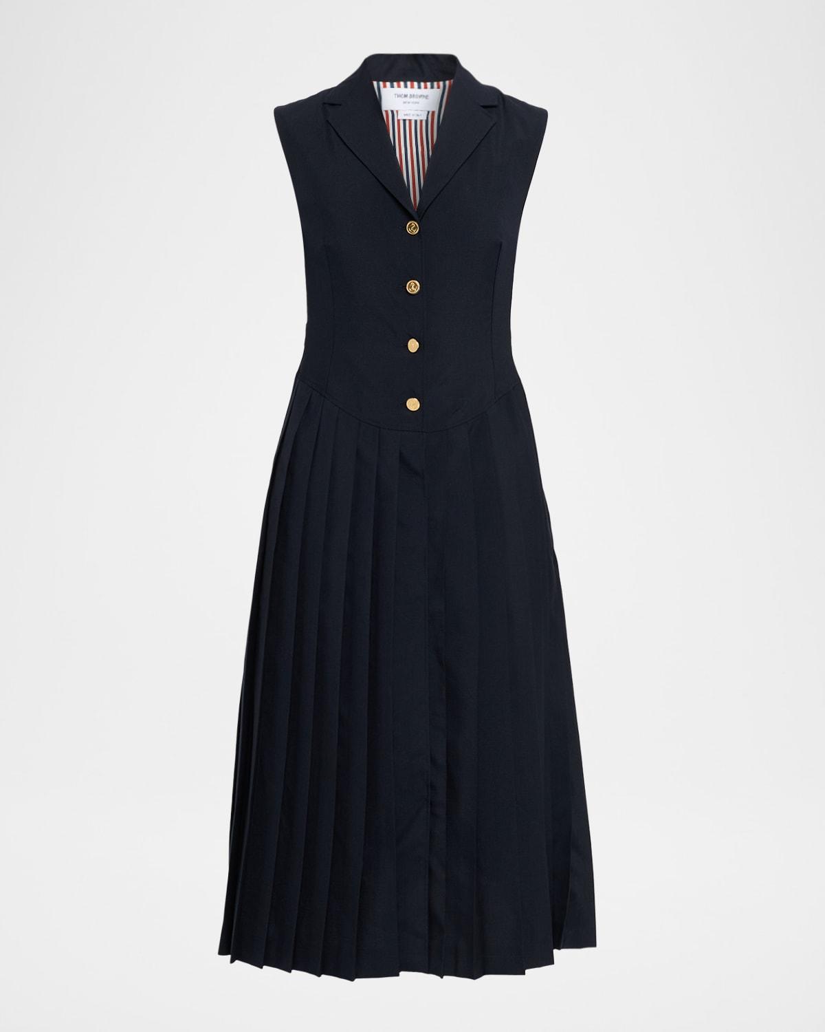 ワンピース THOM BROWNE SS23 Shirt dress (FDSD78C06177 100) Oxford Grosgrain Placket Classic Shirtdress | Thom Browne